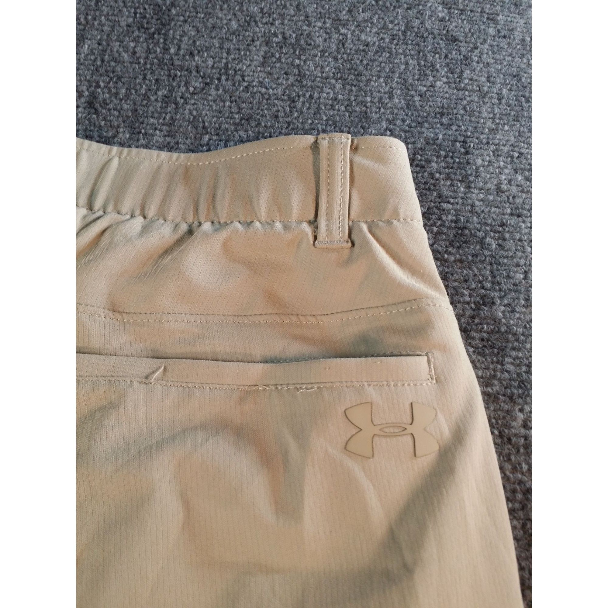 Under Armour Under Armour The Showdown Pants Men Sz 38 / 32 Khaki Casual Size US 38 / EU 54 - 7 Thumbnail