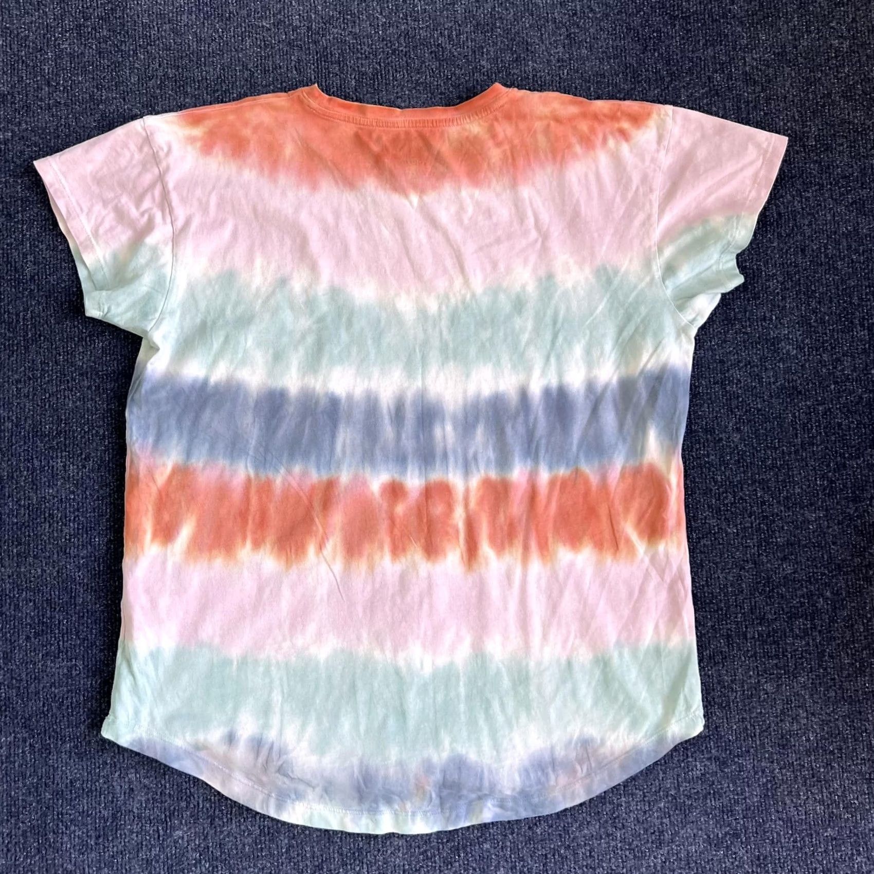 Madewell Madewell X Warm Shirt Womens T-Shirt Multicolor Tie Dye Embroidered Tee Short Sleeve Crew Neck Size M / US 6-8 / IT 42-44 - 4 Thumbnail