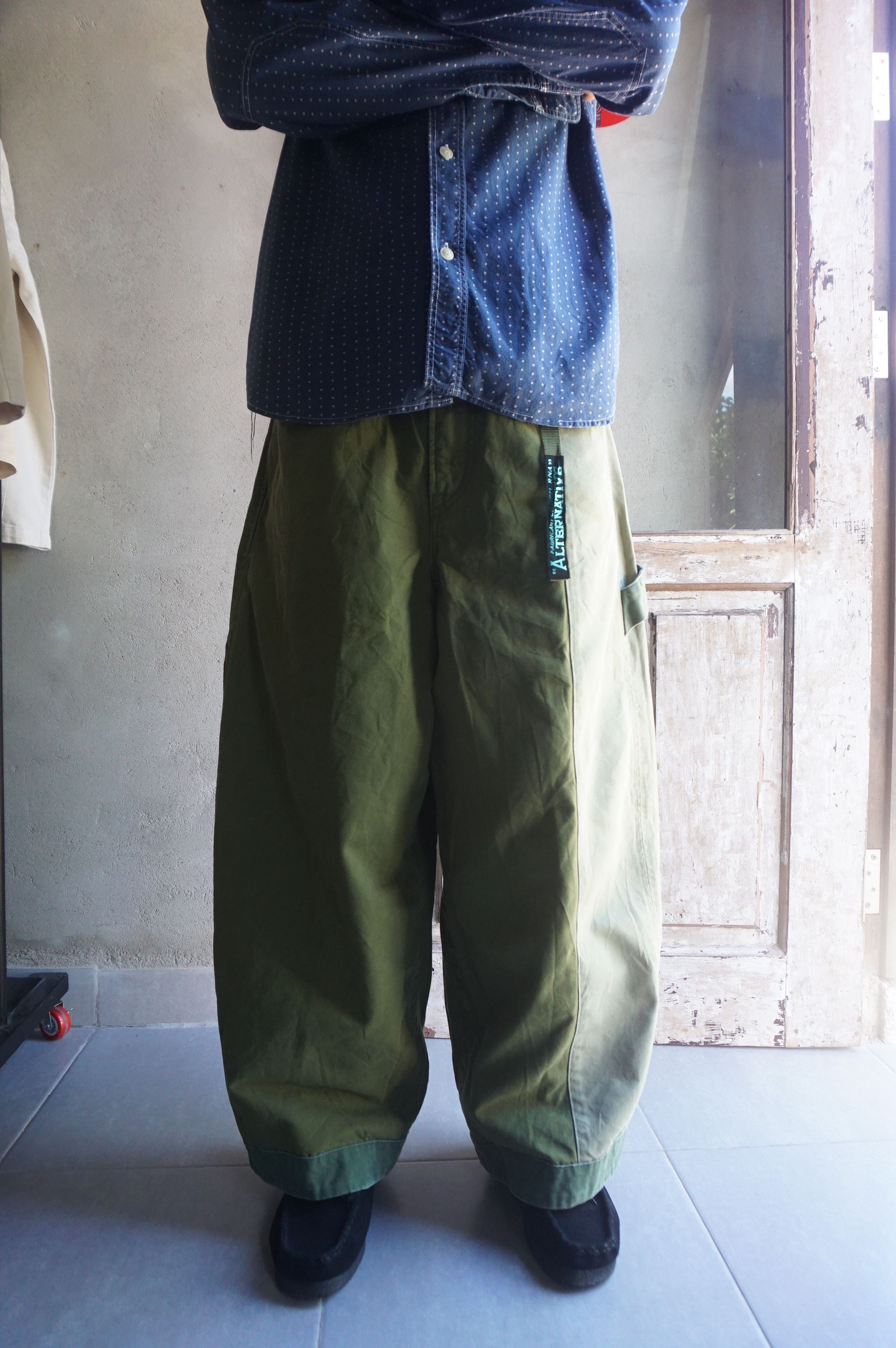 Japanese Brand RNA inc super wide carpenter pant Size US 28 / EU 44 - 13 Thumbnail