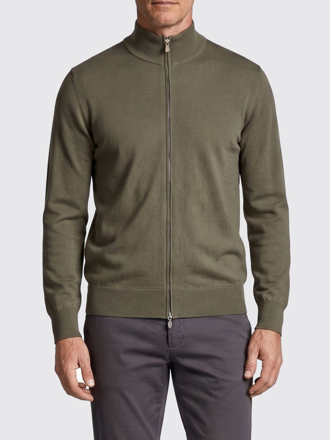 Brunello Cucinelli Brunello Cucinelli Sweater Men Green Size US M / EU 48-50 / 2 - 1 Thumbnail
