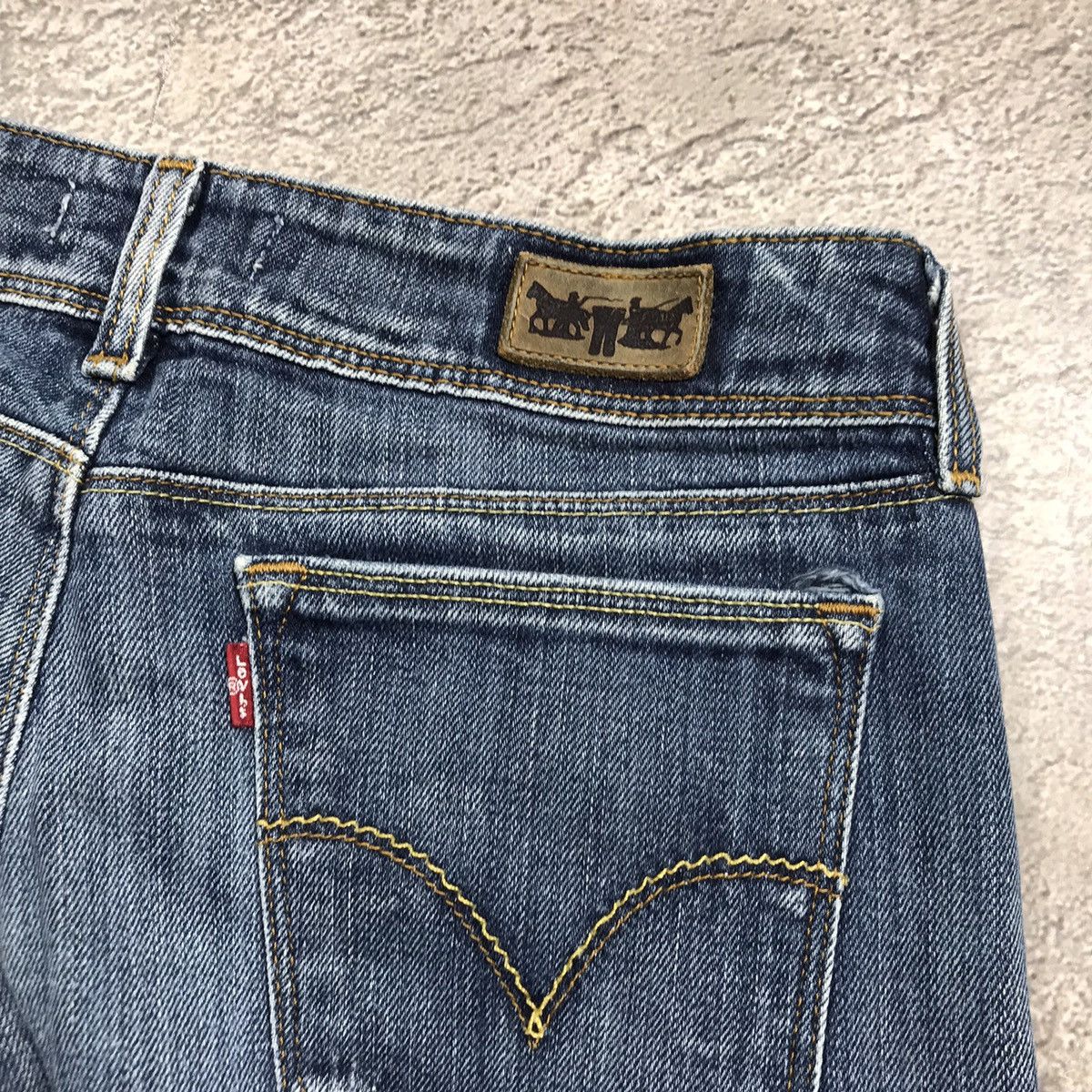 Vintage Vintage 90s Levis Baggy Wide Leg Distressed Jeans Grunge 30 Size US 30 / EU 46 - 6 Thumbnail