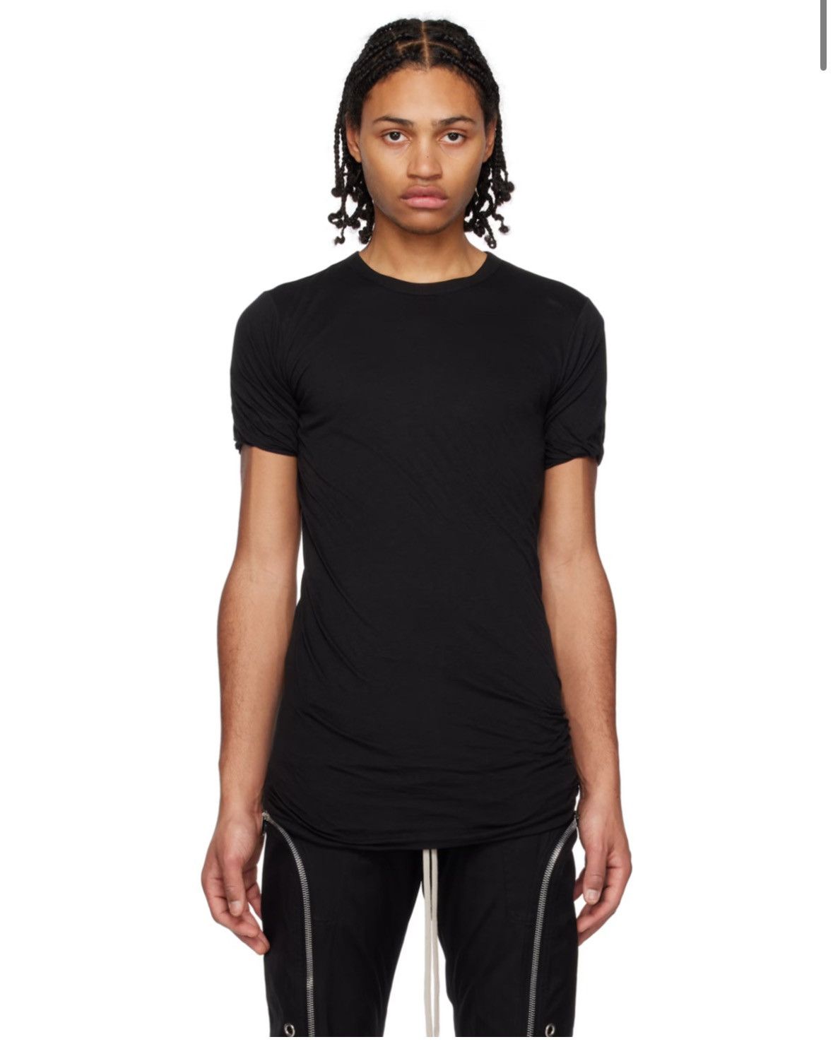 image of Rick Owens Double Sided T-Shirt in Black, Men's (Size 2XL)
