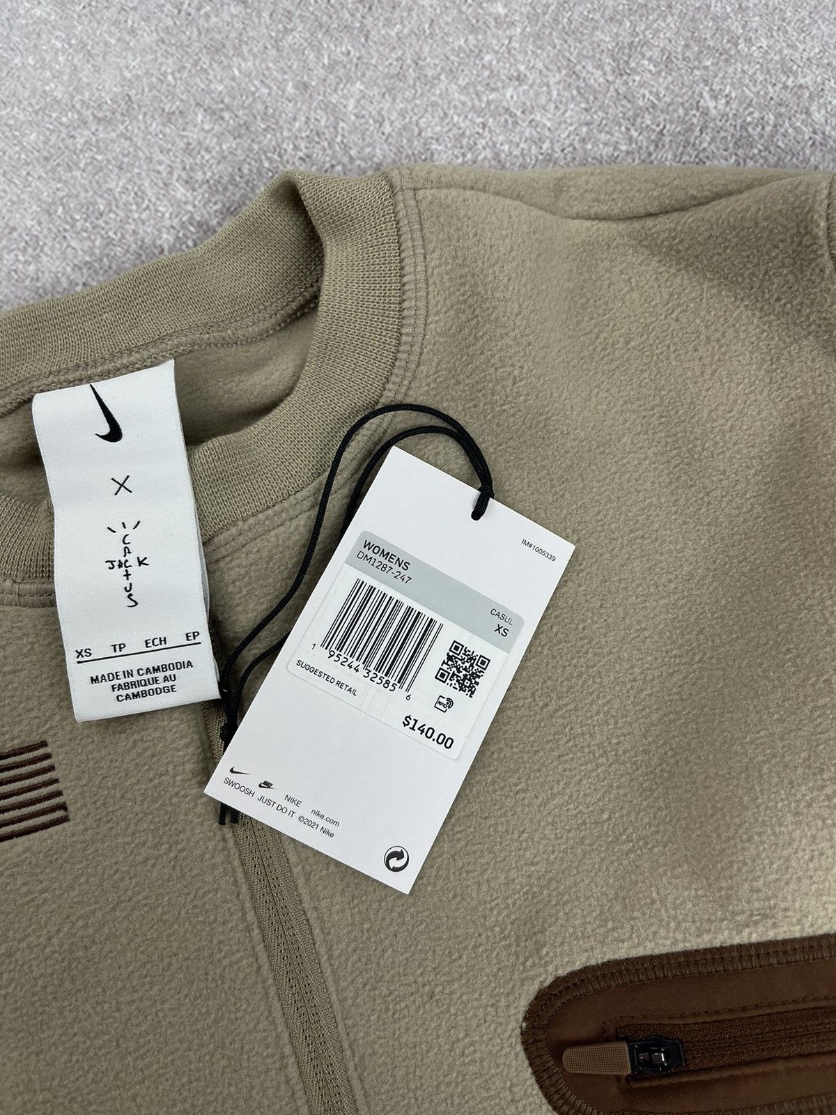 Nike × Travis Scott Nike x Travis Scott NRG Cactus Fleece Pullover Sweatshirt xs Size XS / US 0-2 / IT 36-38 - 14 Thumbnail