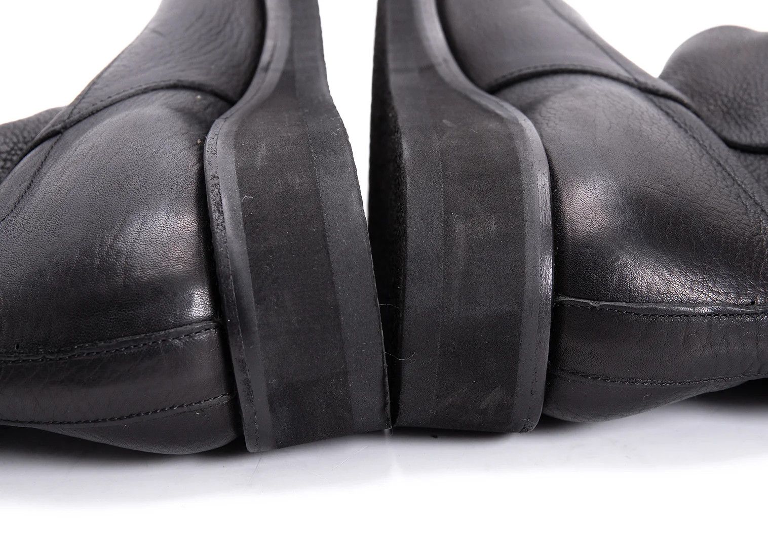 Yohji Yamamoto Yohji Yamamoto Leather Long Boots Black 26cm Size US 9 / EU 42 - 10 Thumbnail