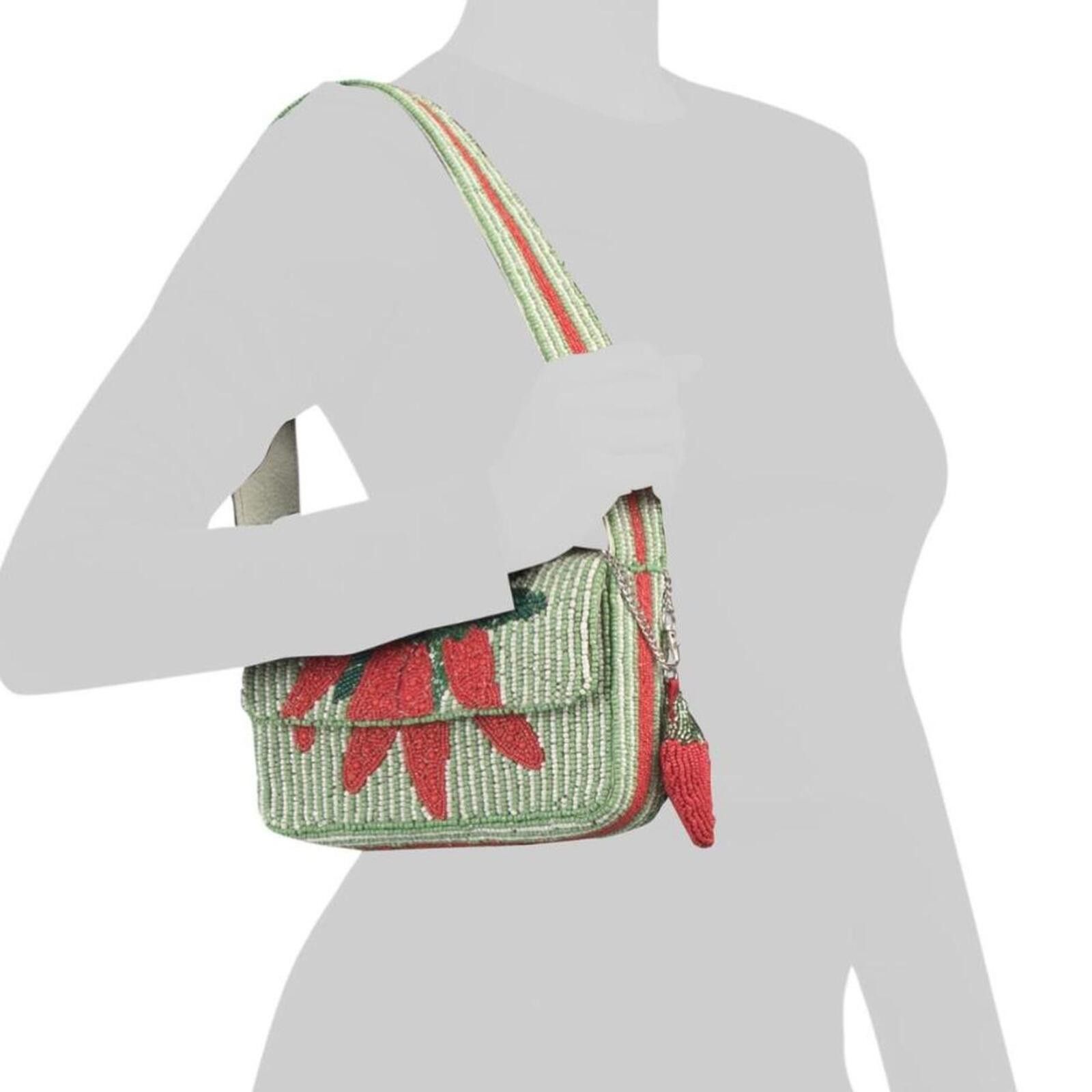 Marsell TikTok Viral Chili Pepper Beaded Bag Handmade in India Size ONE SIZE - 4 Thumbnail