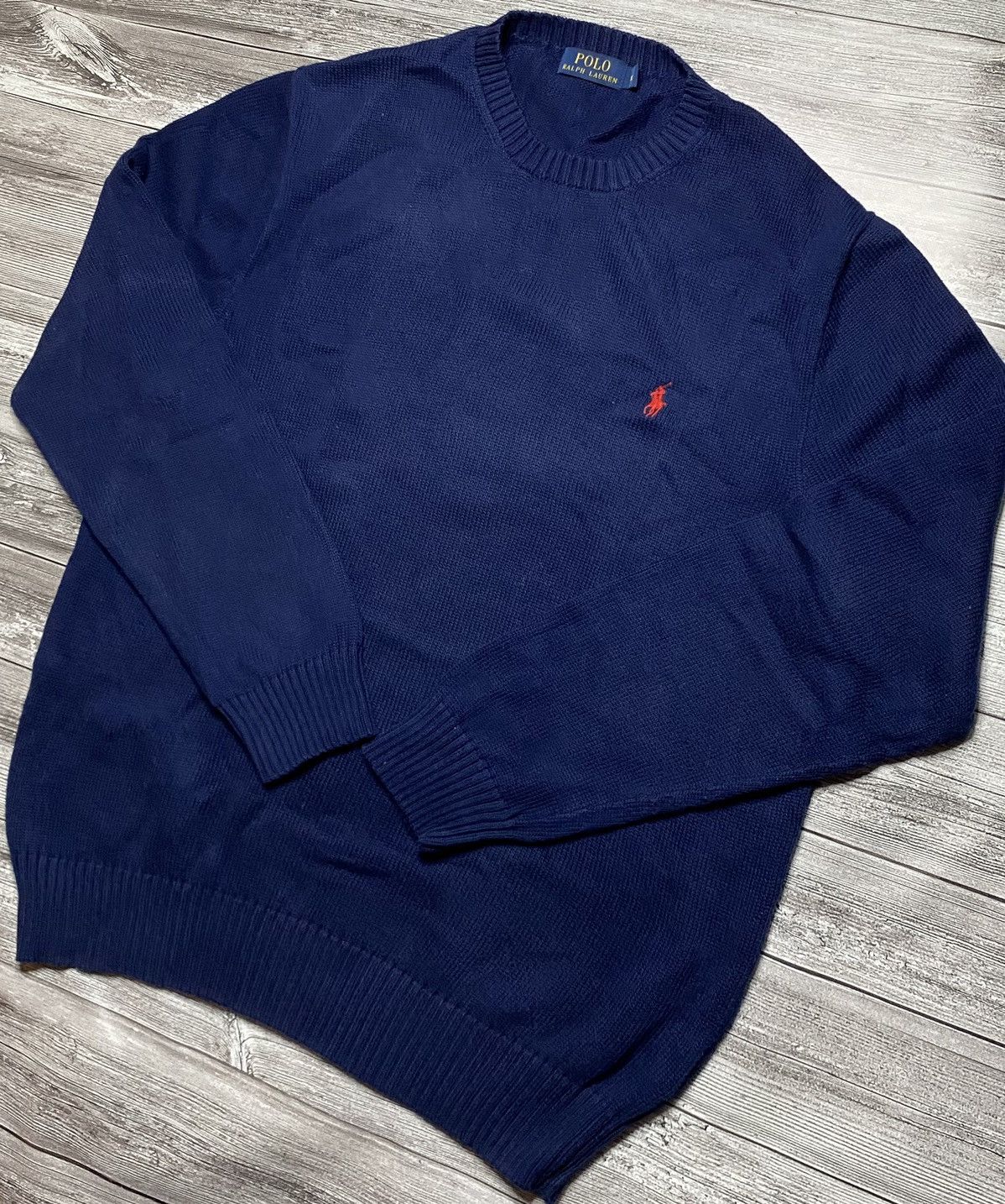 Polo Ralph Lauren × Vintage Polo Ralph Lauren Vintage Knit Sweater Size US XL / EU 56 / 4 - 2 Thumbnail