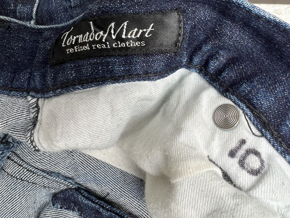 Tornado Mart Vintage Tornado Mart Distress Fade Denim Stretch Flare Jeans Size US 32 / EU 48 - 22 Thumbnail