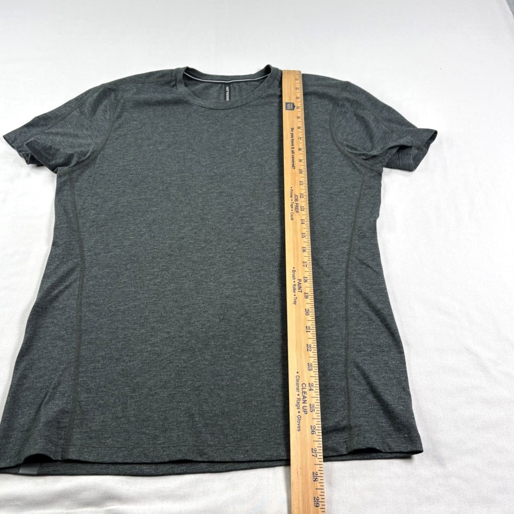 Ten Thousand Ten Thousand Durable Shirt Mens M Gray Performance Athleisure Stretch Short Sleeve Crew Neck Logo Basic Activewear Gym & Training Mens Size US M / EU 48-50 / 2 - 4 Thumbnail