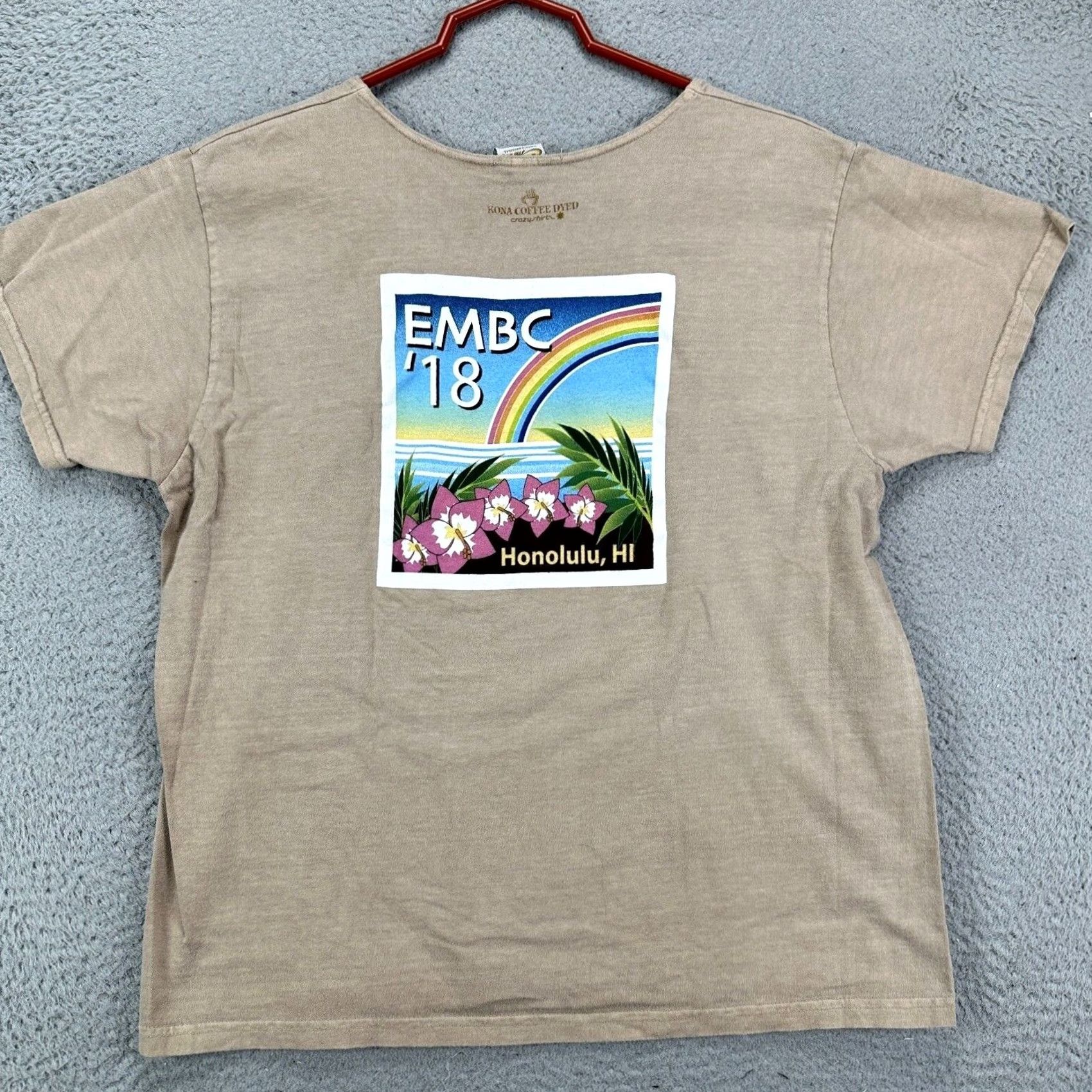 Vintage VINTAGE Honolulu Hawaii Shirt Unisex Medium Tan Kona Coffee Dyed Casual Crazy Shirts NEW Size US M / EU 48-50 / 2 - 4 Thumbnail