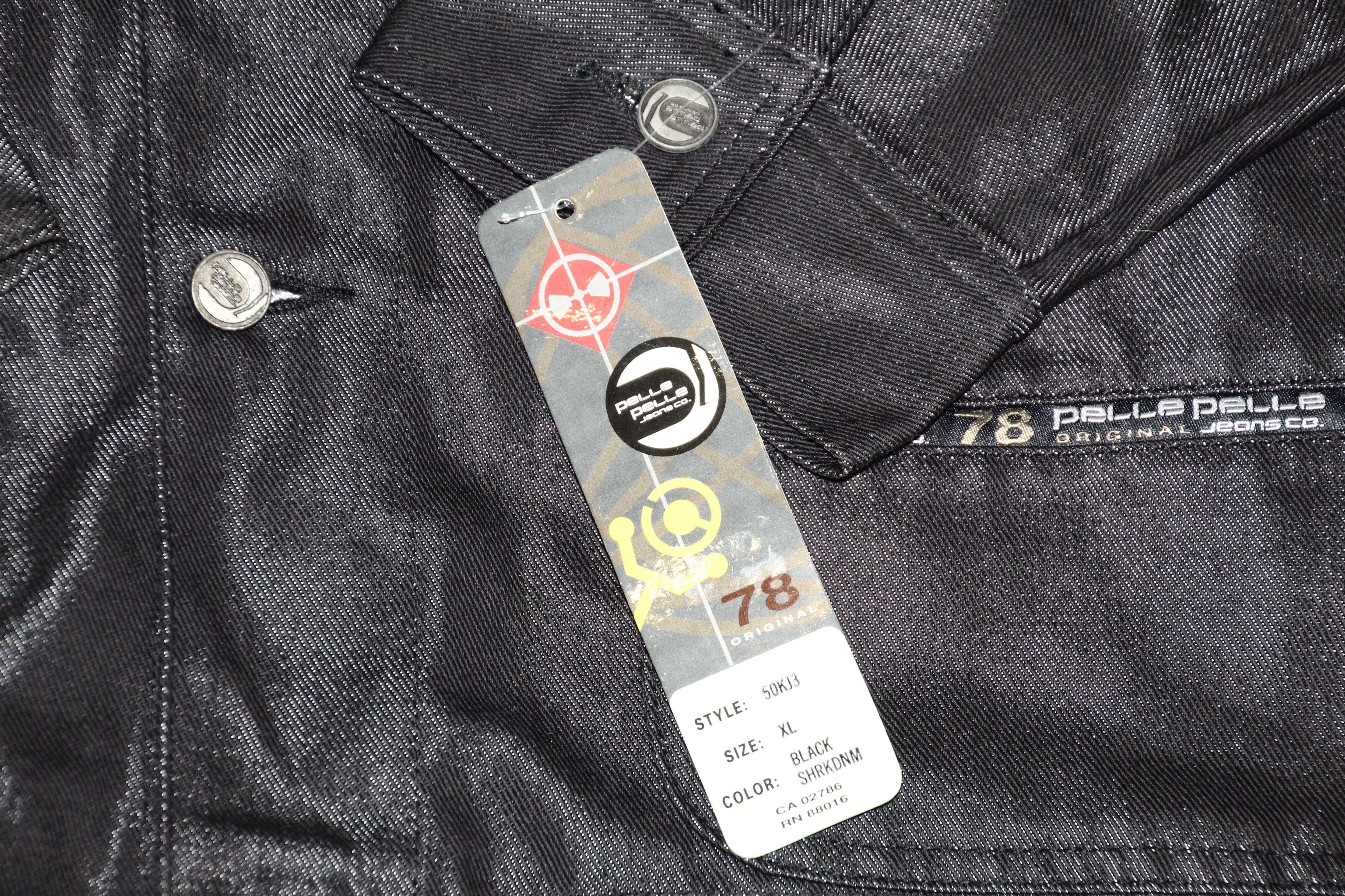 Pelle Pelle VTG Pelle Pelle Black Shrkdnm OG Baggy Chore Jacket Size US XXL / EU 58 / 5 - 13 Thumbnail
