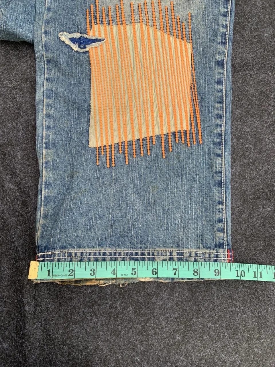 Phat Farm Vintage Phat Farm Baggy Patchwork Jeans – 90s Hip Hop Style Size US 34 / EU 50 - 14 Thumbnail