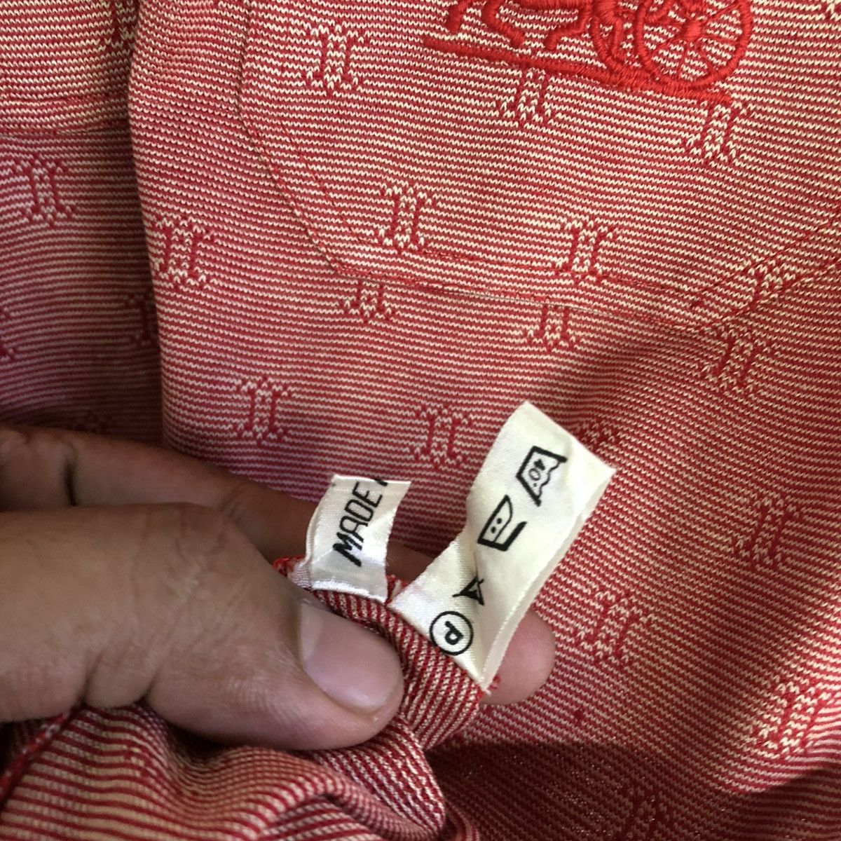 Celine Vintage CELINE Paris Monogram Retro Design Polo Shirt Size US S / EU 44-46 / 1 - 15 Thumbnail