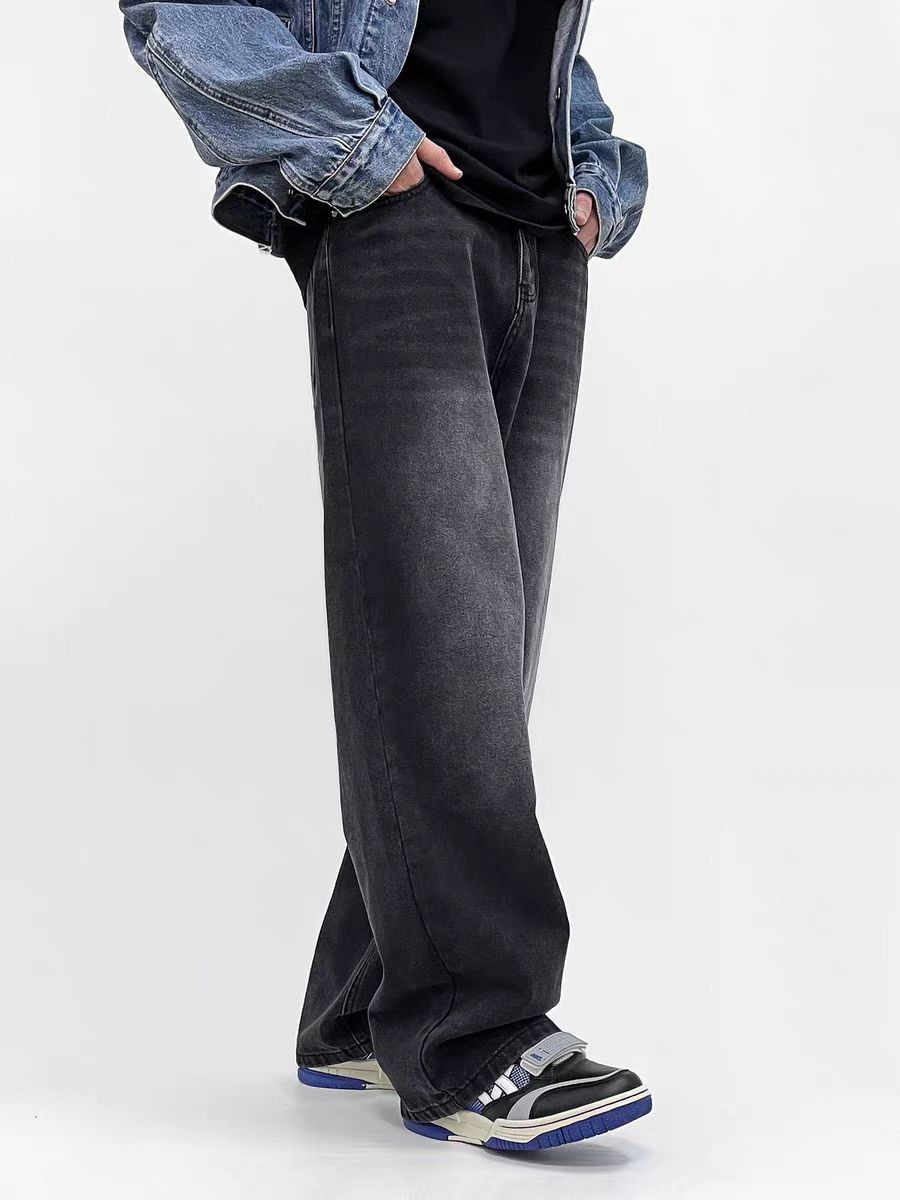 Japanese Brand × Jean High street vintage washed baggy wide leg jeans Size US 34 / EU 50 - 2 Thumbnail