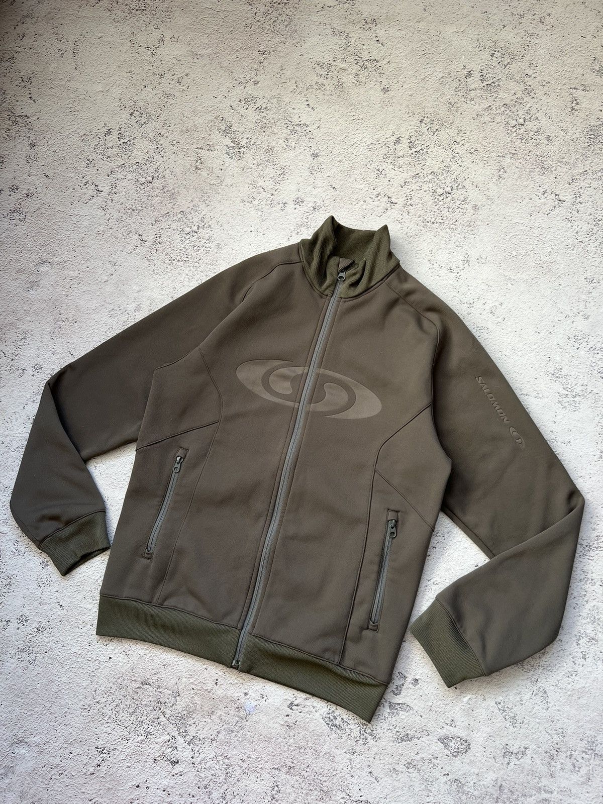 Salomon × Vintage Salomon Softshell Full Zip Jacket Gorpcore Size US S / EU 44-46 / 1 - 6 Thumbnail