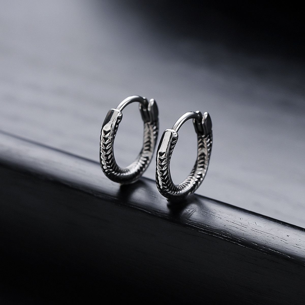 Jewelry Crazy Earrings One Pairs Chrome Jewelry Size ONE SIZE - 5 Thumbnail
