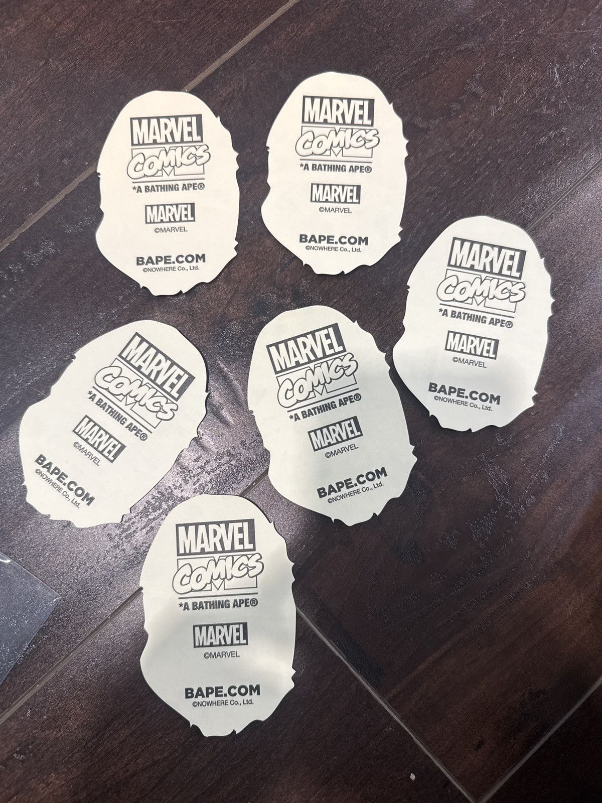Bape Bape Marvel Comics Stickers - Entire Pack - BRAND NEW! Size ONE SIZE - 5 Thumbnail