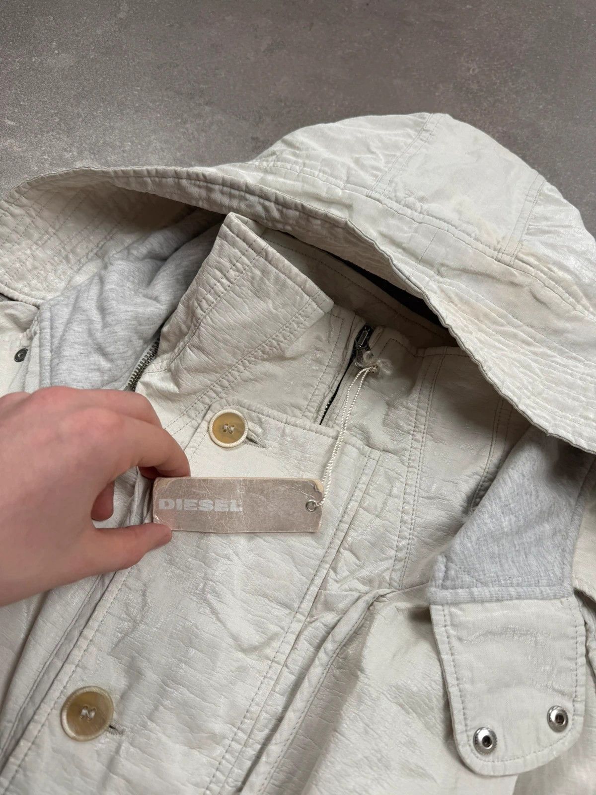 Diesel Diesel sample trench coat archive avant garde 2000s Julius Size S / US 4 / IT 40 - 5 Thumbnail