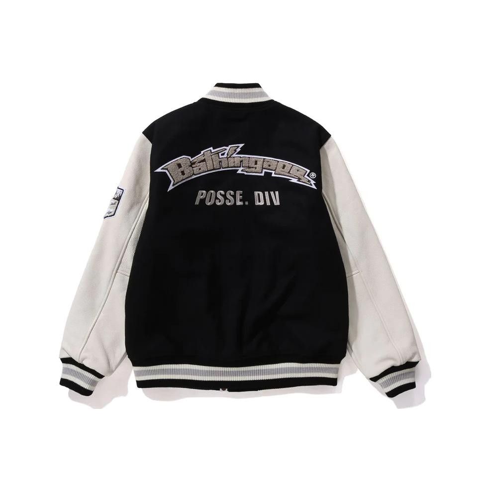Bape A BATHING APE Logo Varsity Jacket Size M Size US M / EU 48-50 / 2 - 1 Thumbnail