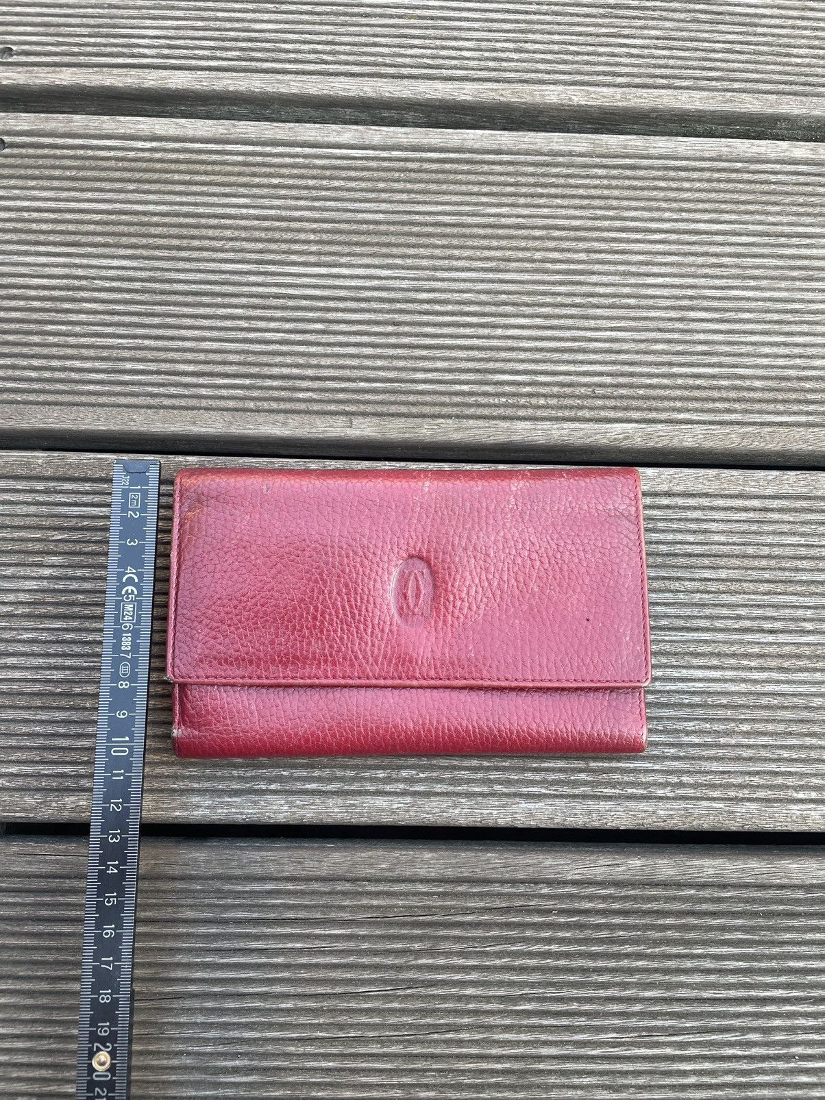 Cartier Vintage Cartier purse tri-fold wallet wine red Size ONE SIZE - 1 Thumbnail