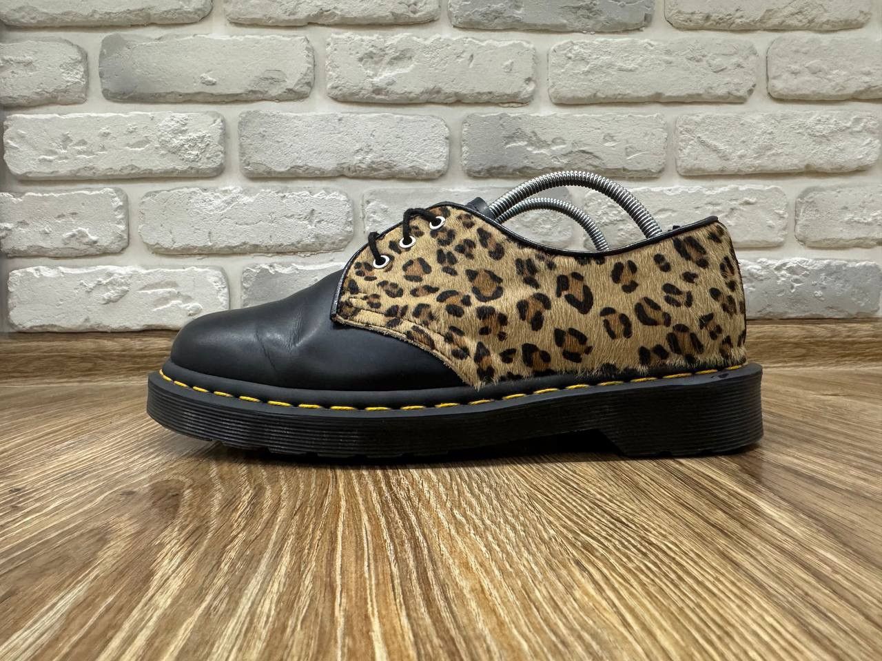Dr. Martens Vintage Dr. Marten Docs 1461 Leopard Black Oxford Loafer Size US 7 / IT 37 - 1 Thumbnail