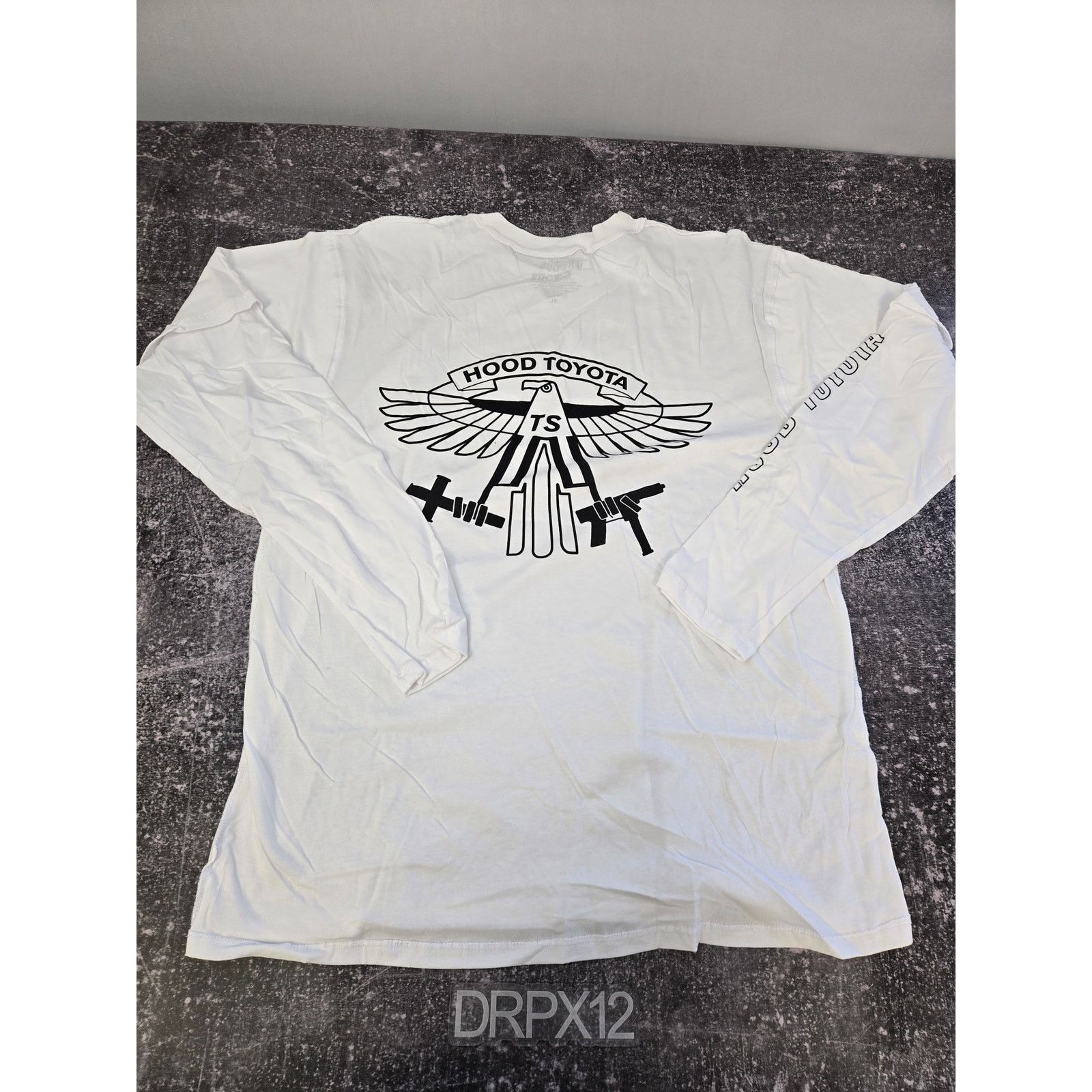 Travis Scott Travis Scott Birds Tour 'Hood Toyota' White LS Tee Size XL Size US XL / EU 56 / 4 - 1 Thumbnail