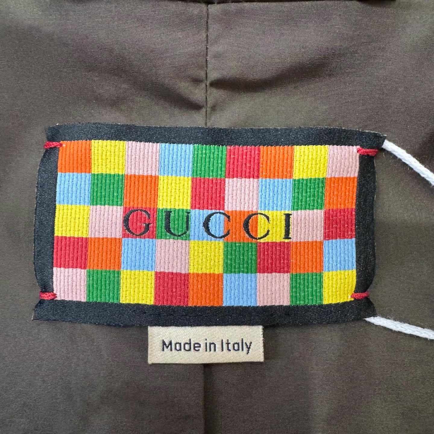 Gucci GUCCI Color Block All-Over Print Canvas Jacket Q10 Size US XL / EU 56 / 4 - 5 Thumbnail