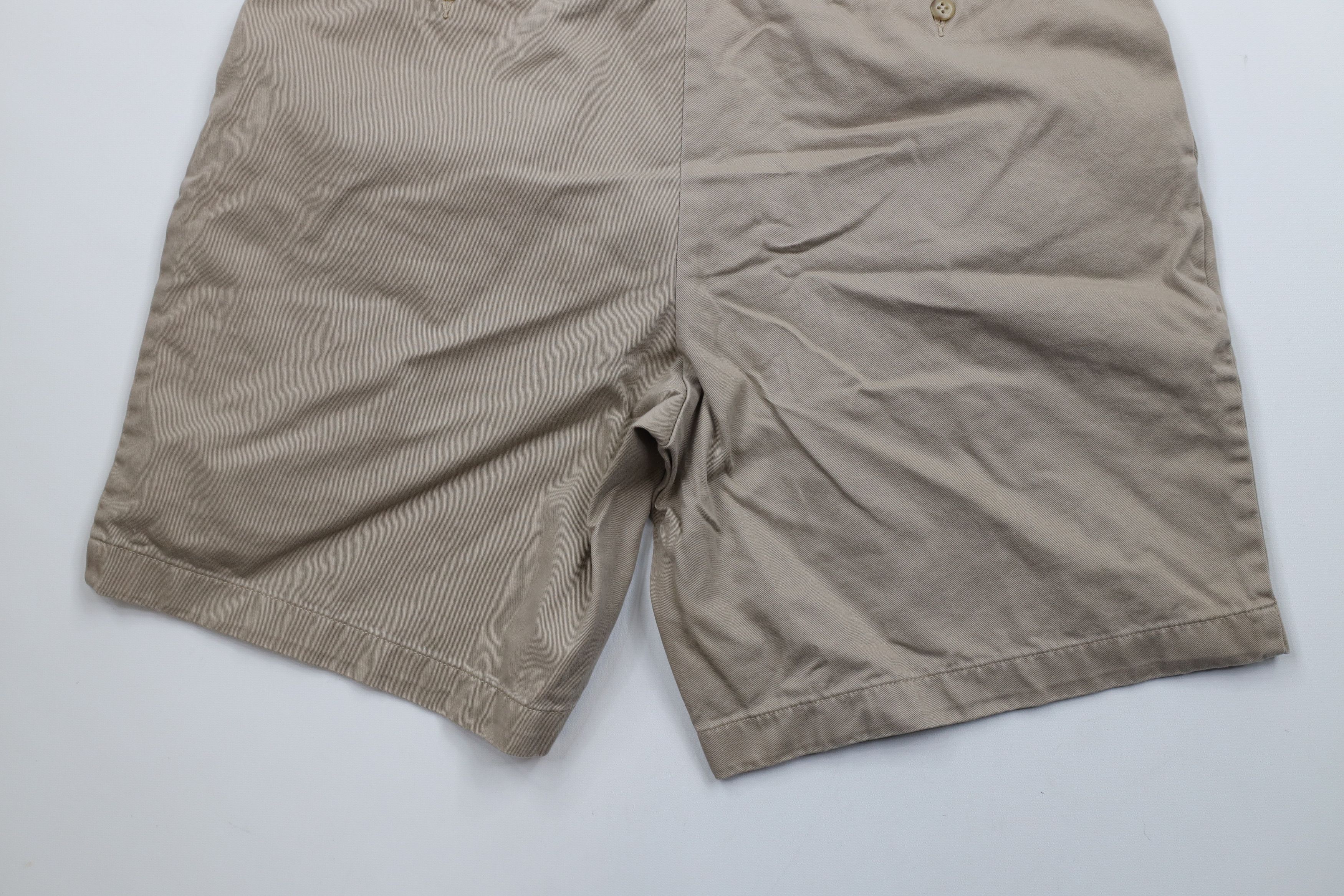 Ralph Lauren × Vintage Vintage 90s Ralph Lauren Above Knee Chino Shorts Beige Size US 34 / EU 50 - 12 Thumbnail