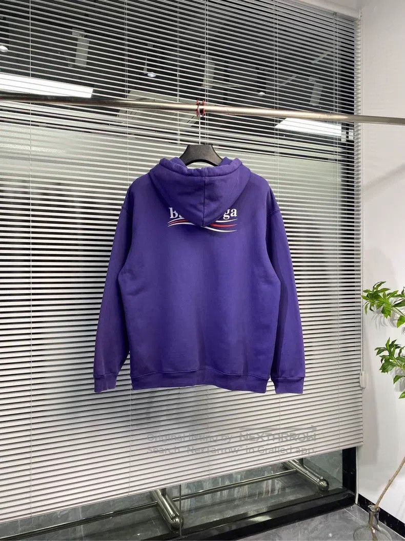 Balenciaga Balenciaga Coca-Cola Wave Print Logo Blue Hoodie Sweatshir Size US L / EU 52-54 / 3 - 1 Thumbnail