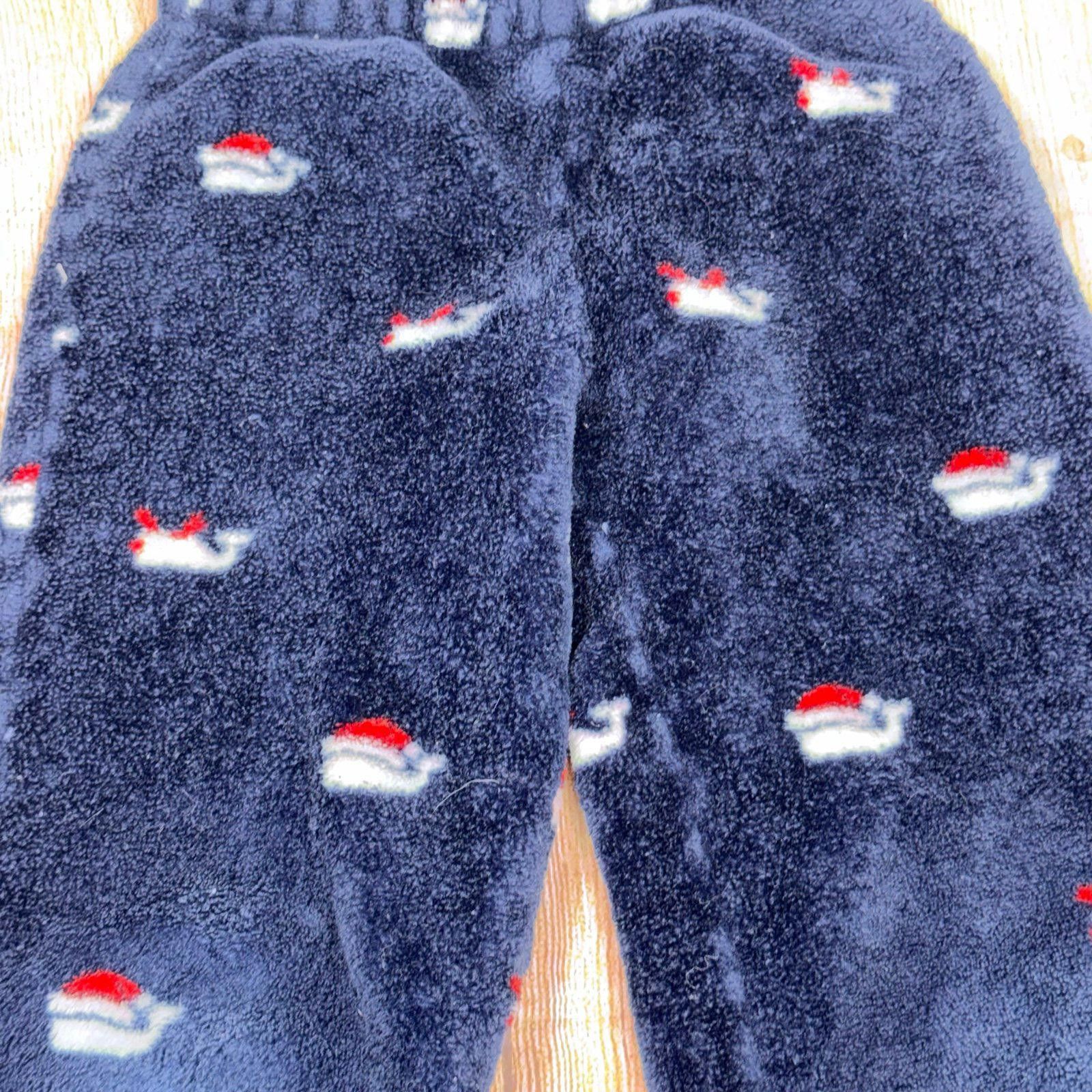 Vineyard Vines Vineyard Vines Size 6 High-Pile Pajama Pants Holiday Print Size US 26 / EU 42 - 2 Thumbnail