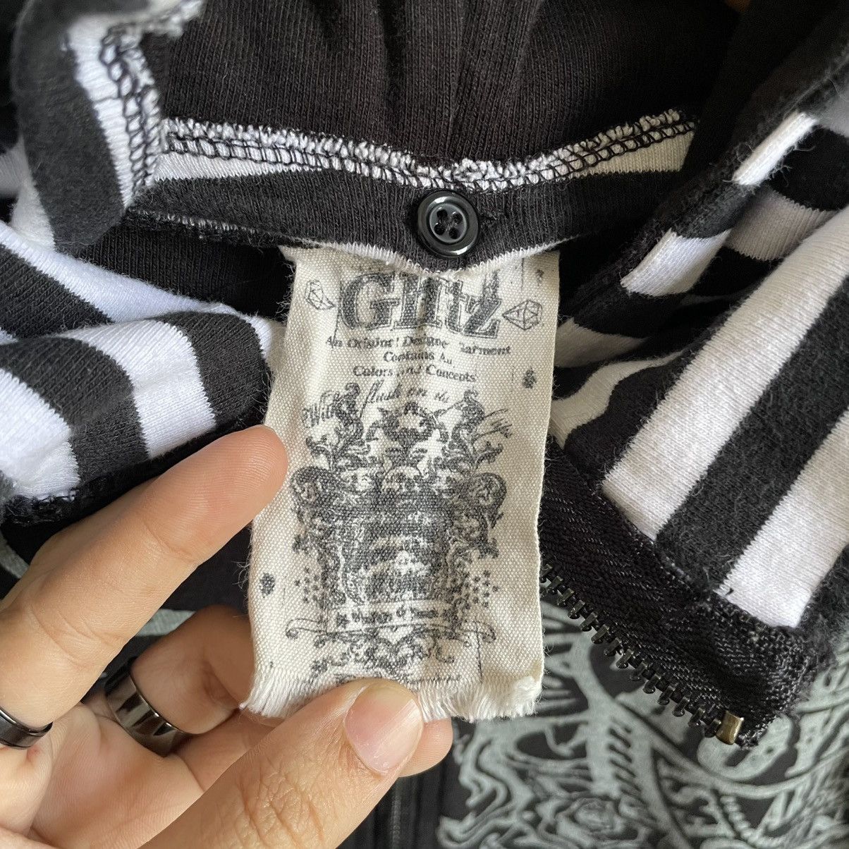 Japanese Brand Ghtz Zipper Sweatshirt Size US S / EU 44-46 / 1 - 4 Thumbnail