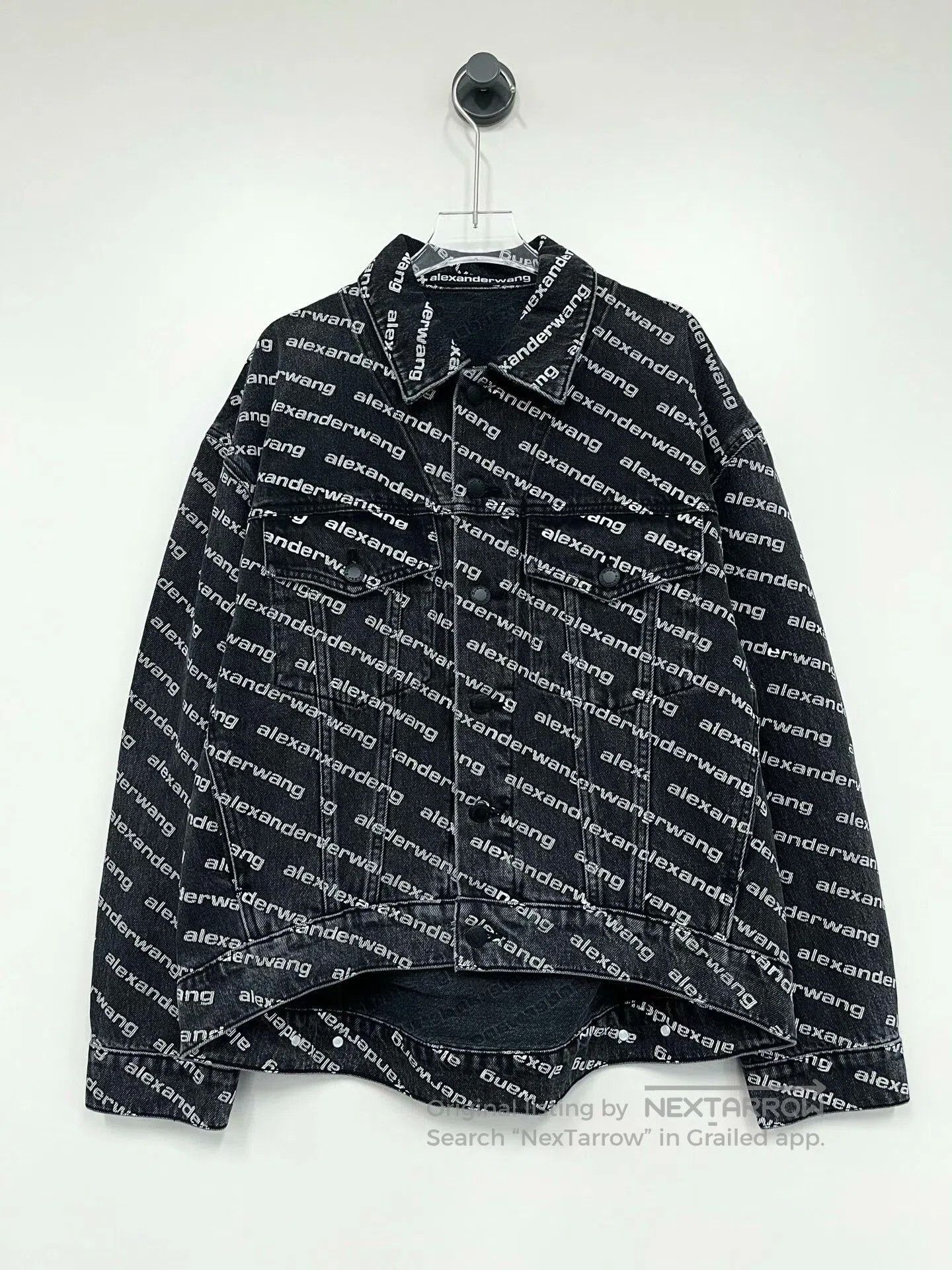 Black Alexander Wang Denim Jacket.