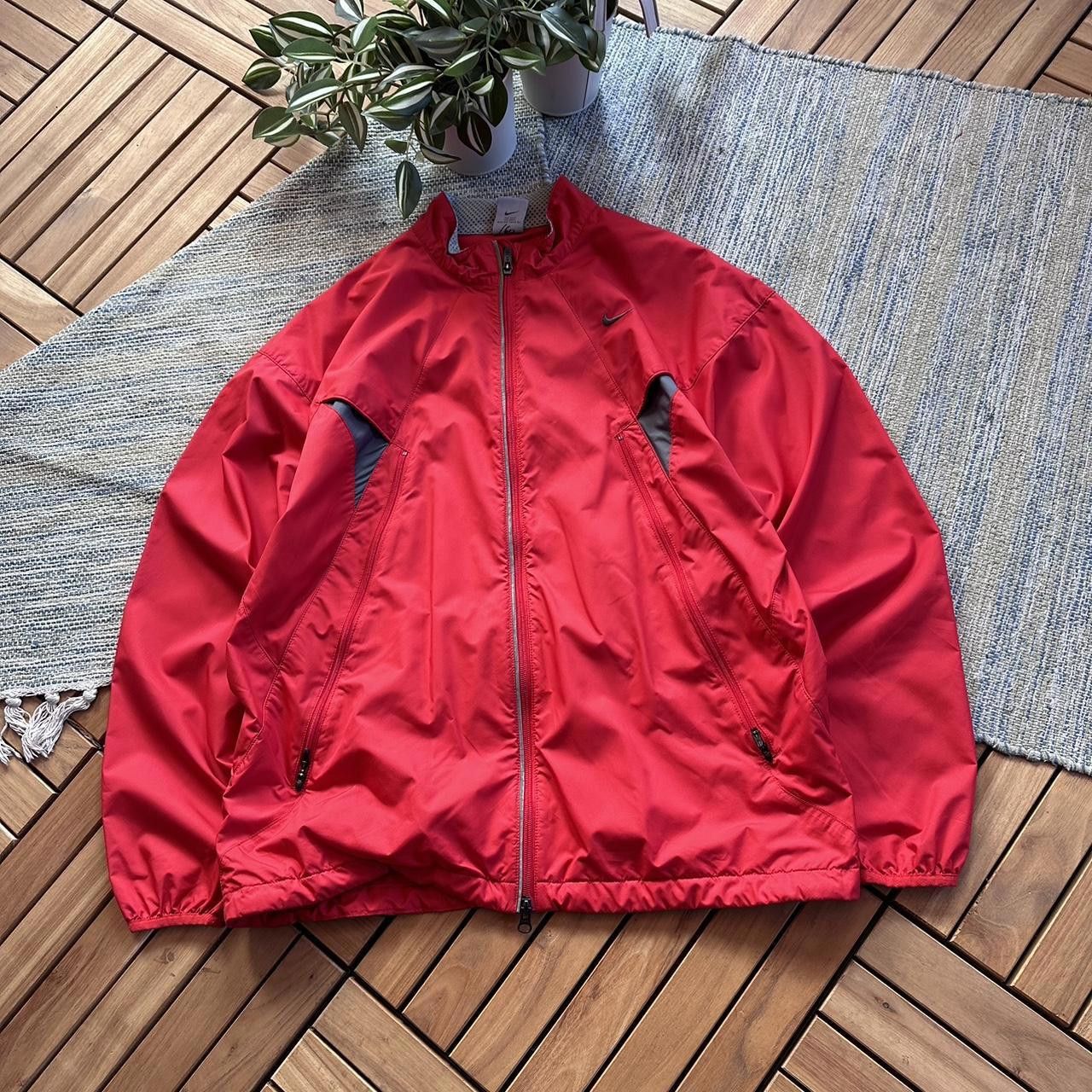 Nike Vintage Y2K Nike Swoosh Logo Zip Up Nylon Track Jacket Size US L / EU 52-54 / 3 - 1 Thumbnail
