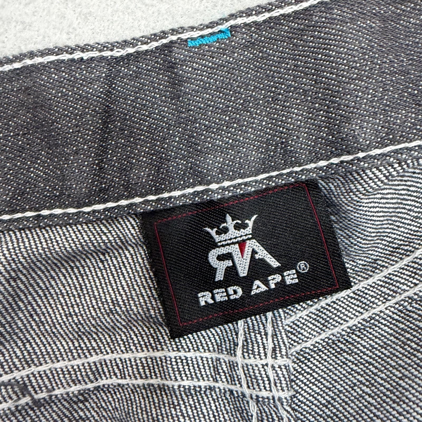 Vintage Vintage Red Ape Jeans 42x30 Embroidered Baggy Skater Cyber Size US 42 / EU 58 - 5 Thumbnail