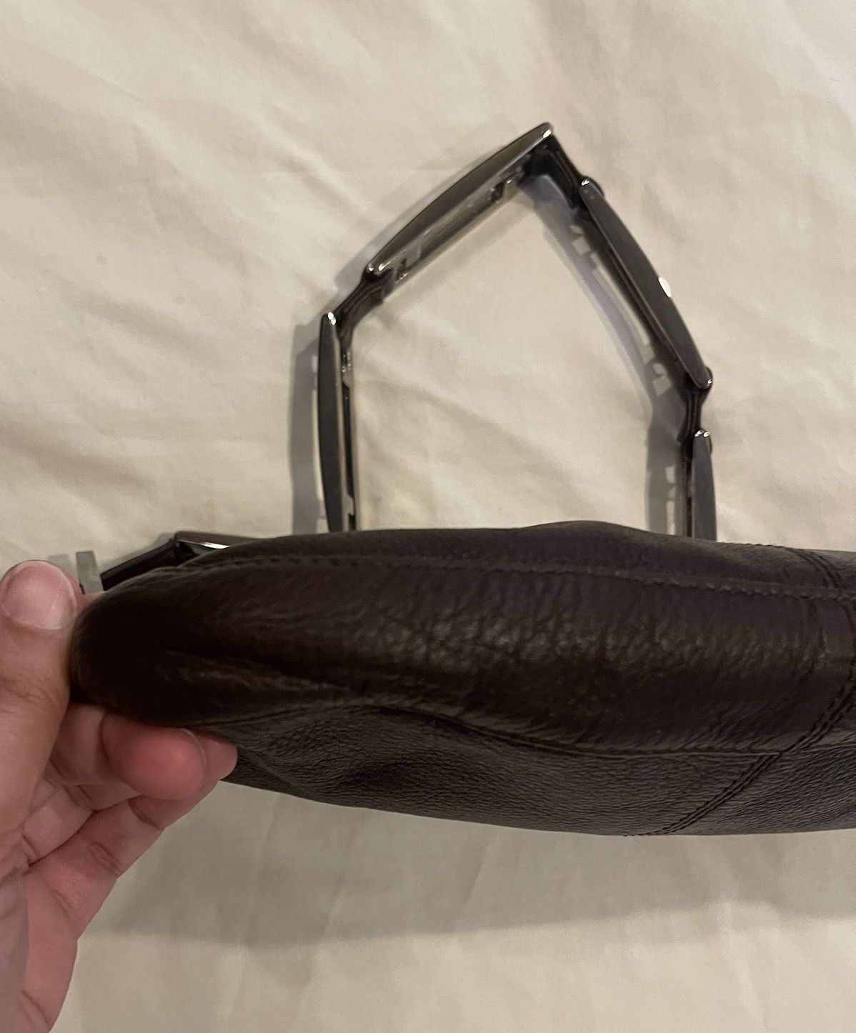 Fendi × Vintage Fendi Leather chain pochette Size ONE SIZE - 21 Thumbnail