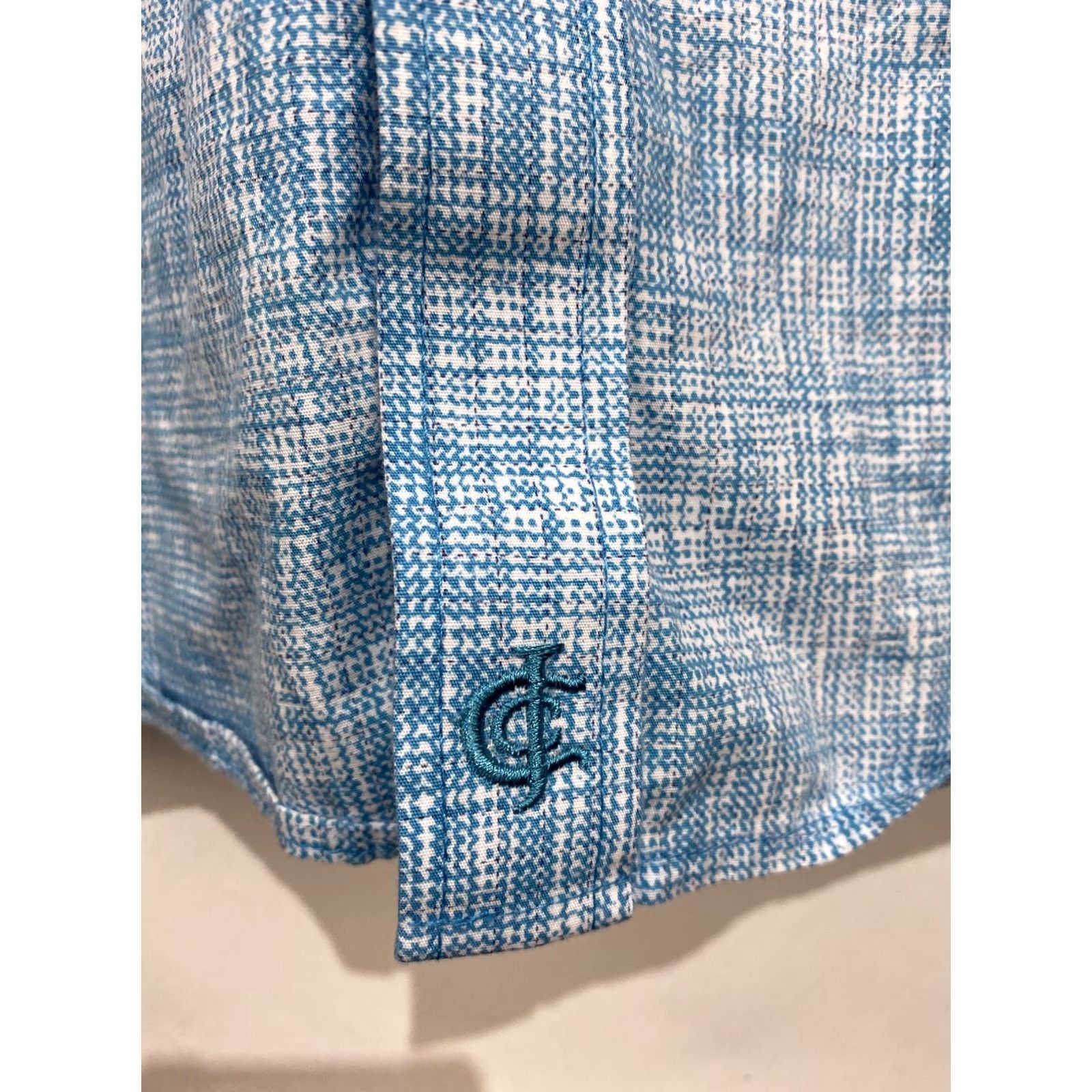 Cody James Cody James Button-Up Short Sleeve Shirt Mens Medium Blue White Plaid Size US M / EU 48-50 / 2 - 7 Thumbnail