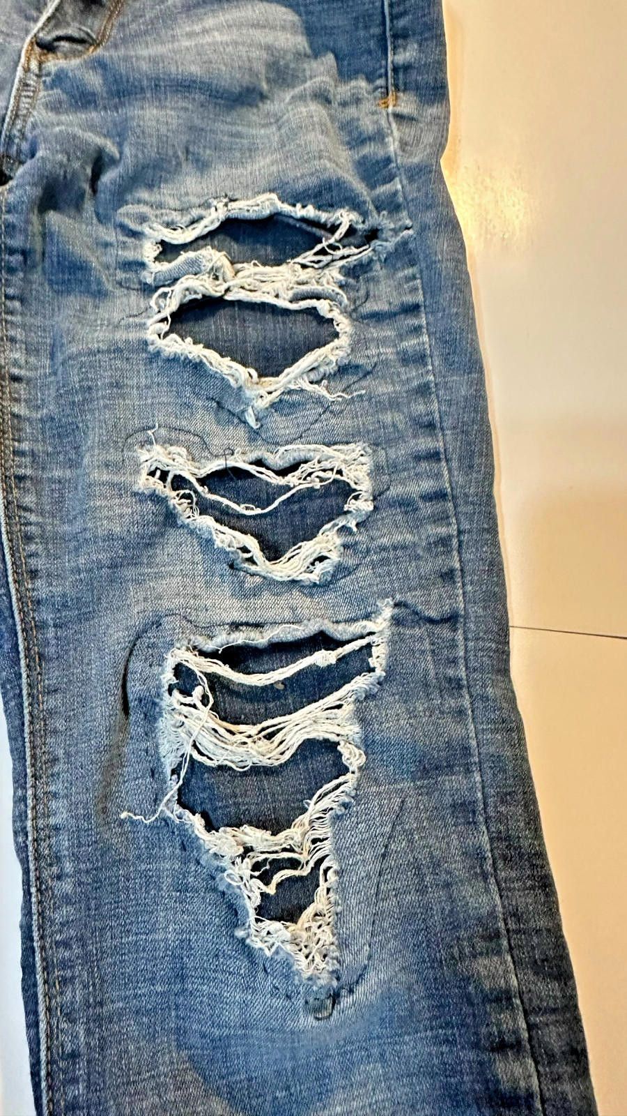 Steve Madden Mudd Women Skinny Jeans Size 5L/27W Flex Stretch distressed Size 30" / US 8 / IT 44 - 4 Thumbnail