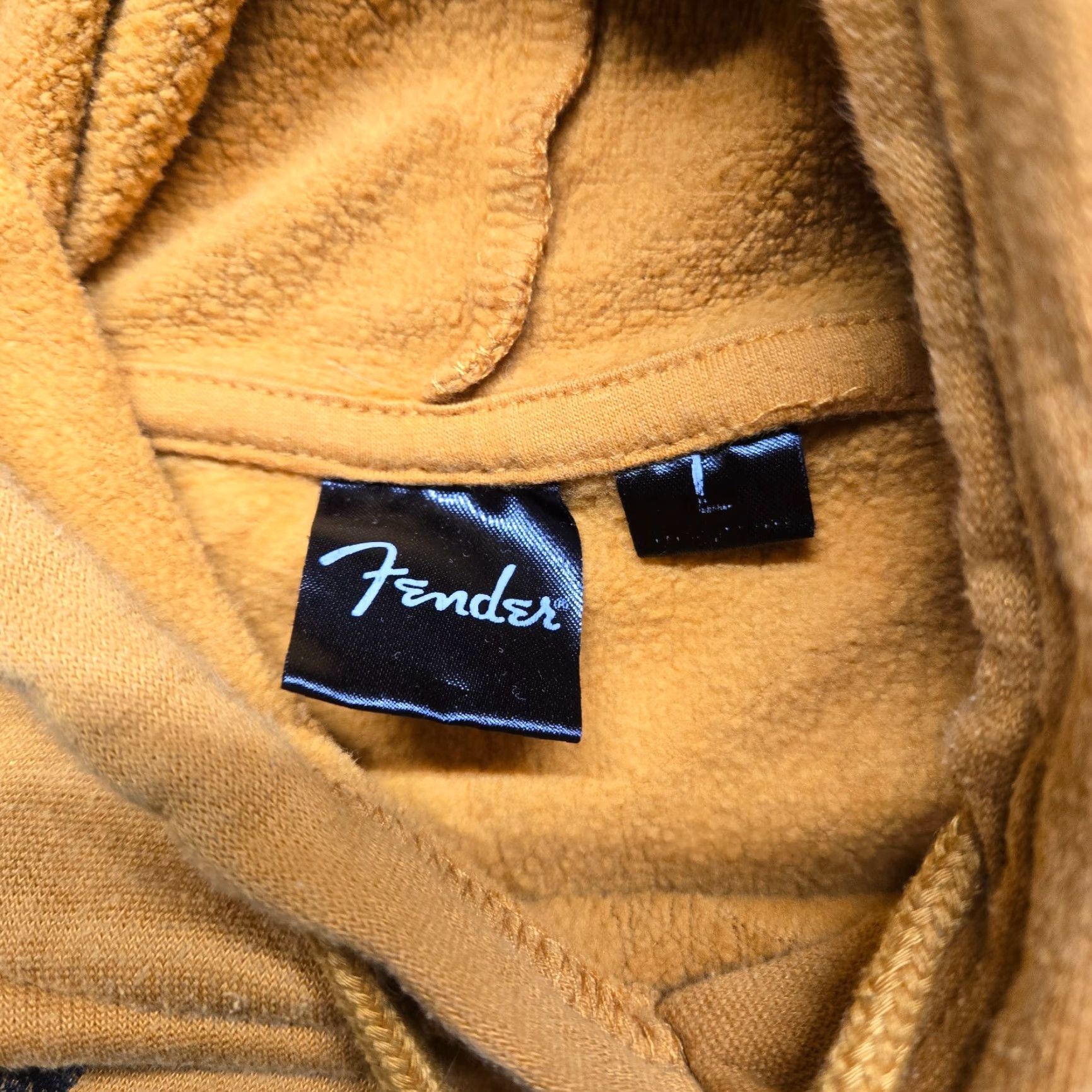 Fender Fender Shirt Hoodie Adult Women L Brown Guitar Cheetah Logo Graphic Print Pullover All Seasons Casual Mens? Size L / US 10 / IT 46 - 3 Thumbnail