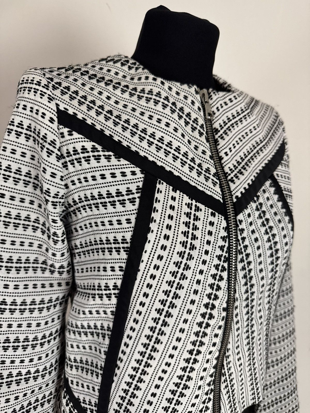 ALEXIS ALEXIS Geometric Zip-Front Jacket Tribal/Aztec Print Size S / US 4 / IT 40 - 8 Thumbnail