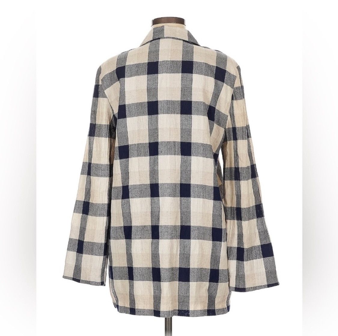Vintage Gingham Blazer Jacket Size M / US 6-8 / IT 42-44 - 2 Thumbnail