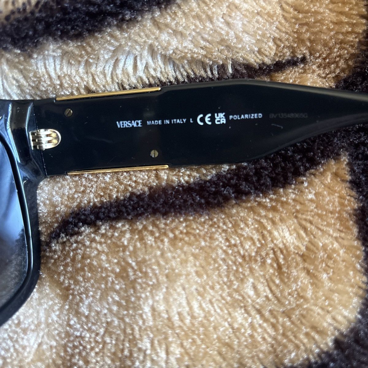 Versace Versace black and gold sunglasses Size ONE SIZE - 5 Thumbnail