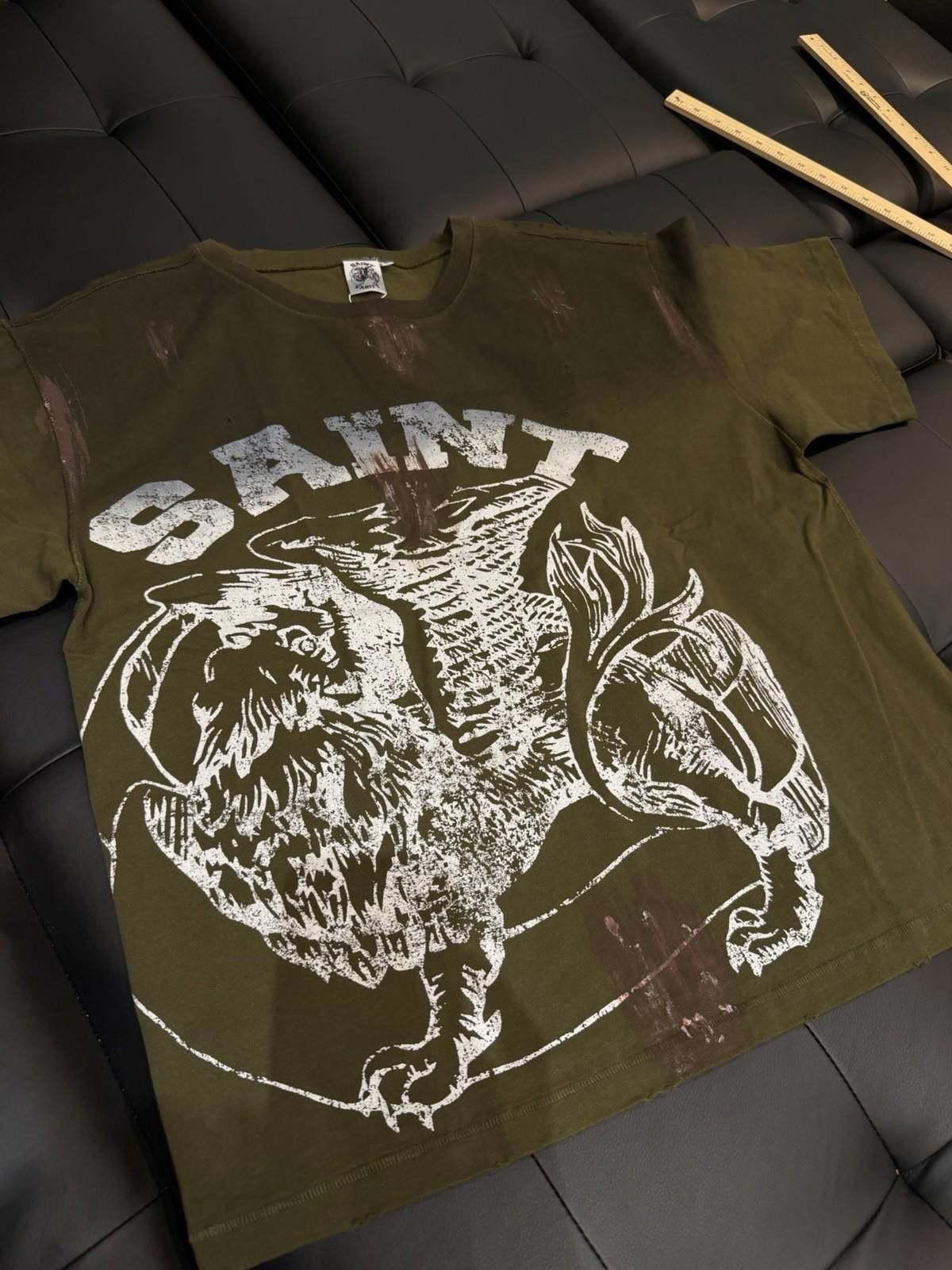 Saint Vanity Size L - Saint Vanity T-shirt 2025 Green Authentic (NEW) Size US L / EU 52-54 / 3 - 4 Thumbnail