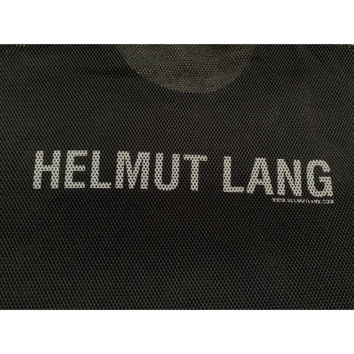 Helmut Lang HELMUT LANG BLACK LOGO MESH TOP Size US M / EU 48-50 / 2 - 14 Thumbnail
