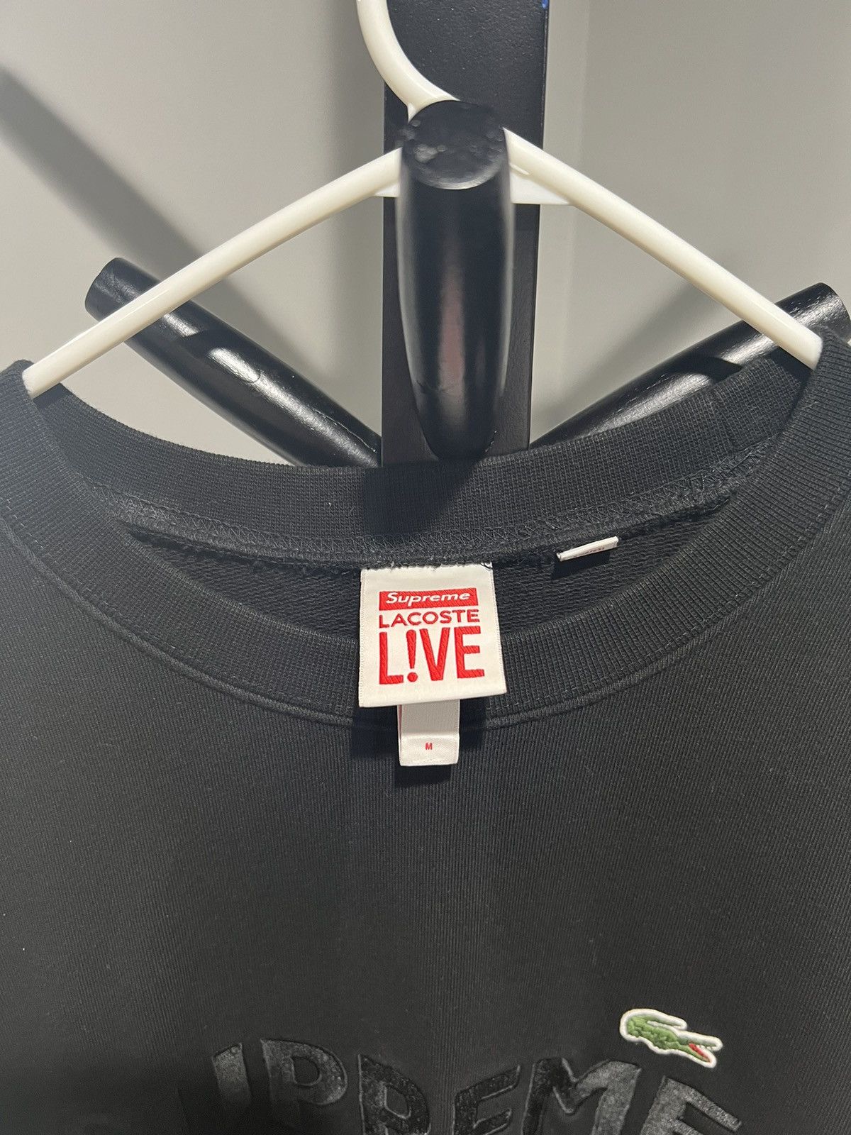 Lacoste × Supreme Supreme Lacoste Crewneck Size US M / EU 48-50 / 2 - 3 Thumbnail