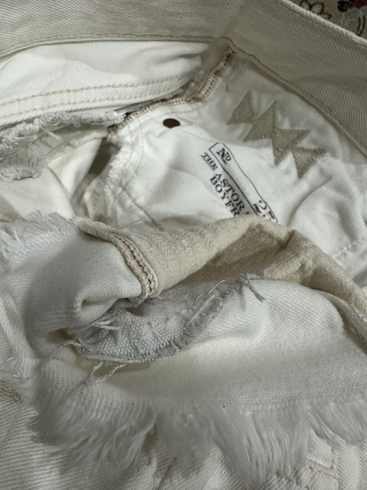 Polo Ralph Lauren × RRL Ralph Lauren Polo RL Distressed Patchwork Jeans For Her Size 30" / US 8 / IT 44 - 18 Thumbnail