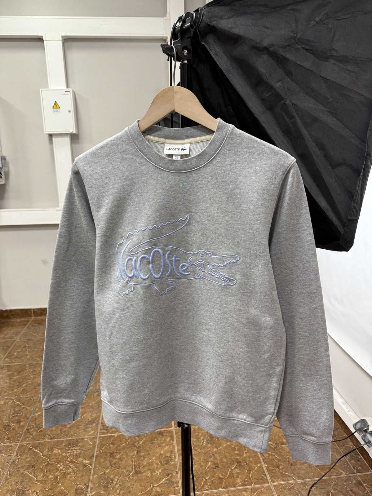 Lacoste 🇫🇷 Lacoste Embroidered Crocodile Sweatshirt College Style Y2K Size US M / EU 48-50 / 2 - 1 Thumbnail