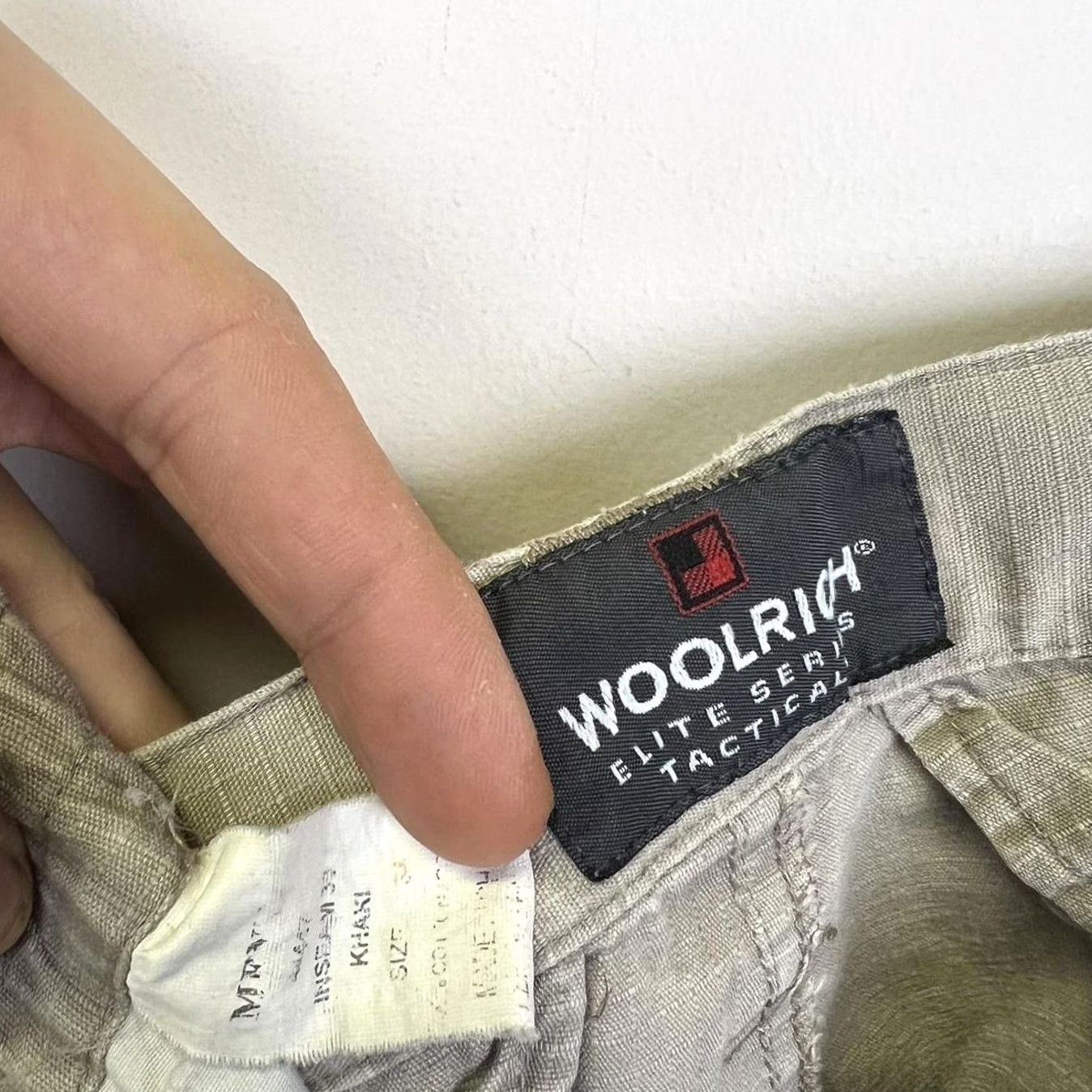 Vintage VINTAGE Woolrich Cargo Pants Men Regular 34 Gray Cargo Pocket Durable Outdoor Wear Size US 34 / EU 50 - 8 Thumbnail