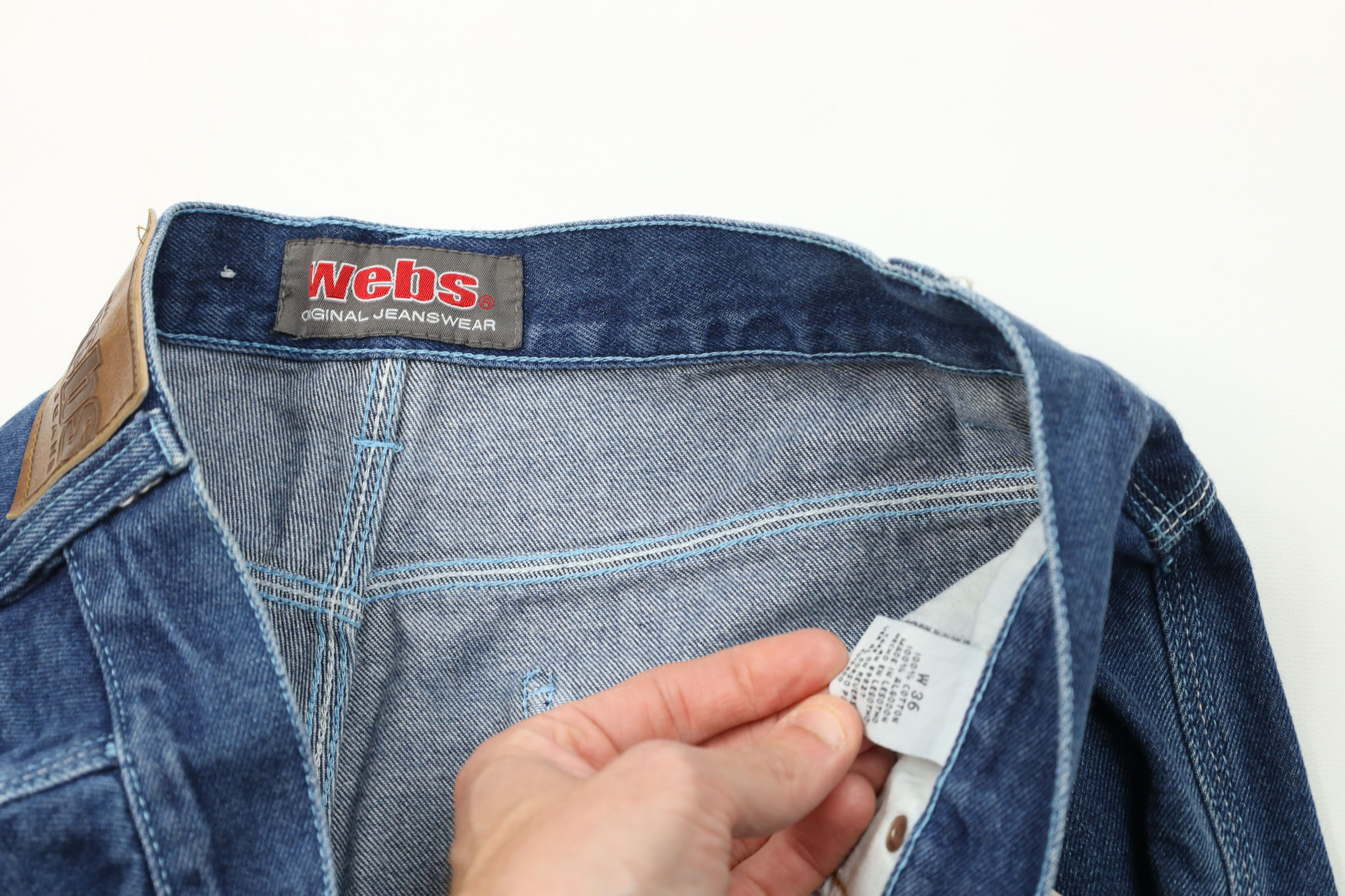 Vintage Vintage 90s Y2K Streetwear Skateboarding Denim Cargo Shorts Size US 36 / EU 52 - 8 Thumbnail