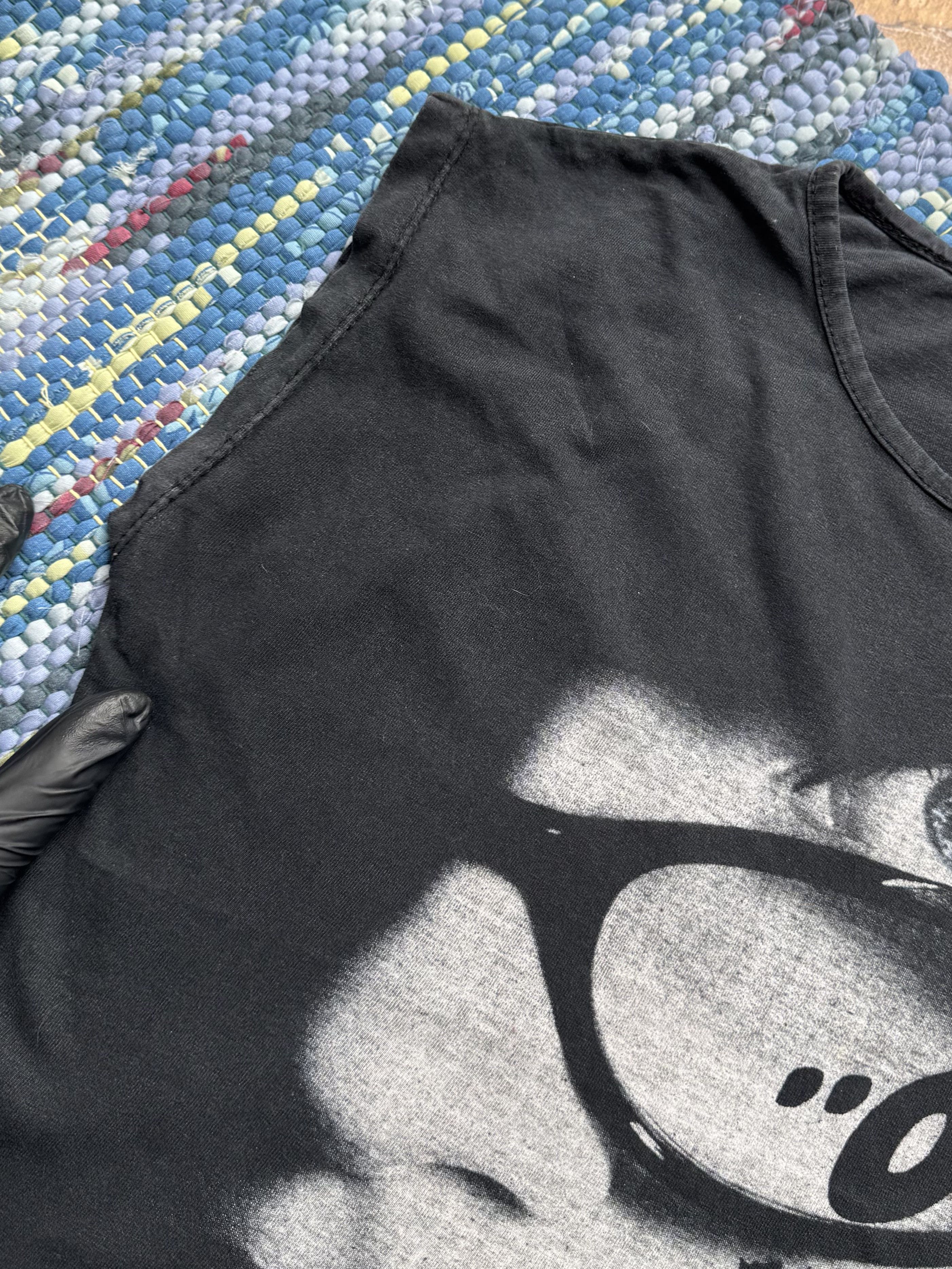 Vintage Vintage Graphic T Shirt Face Print Y2K Streetwear Size L / US 10 / IT 46 - 6 Thumbnail
