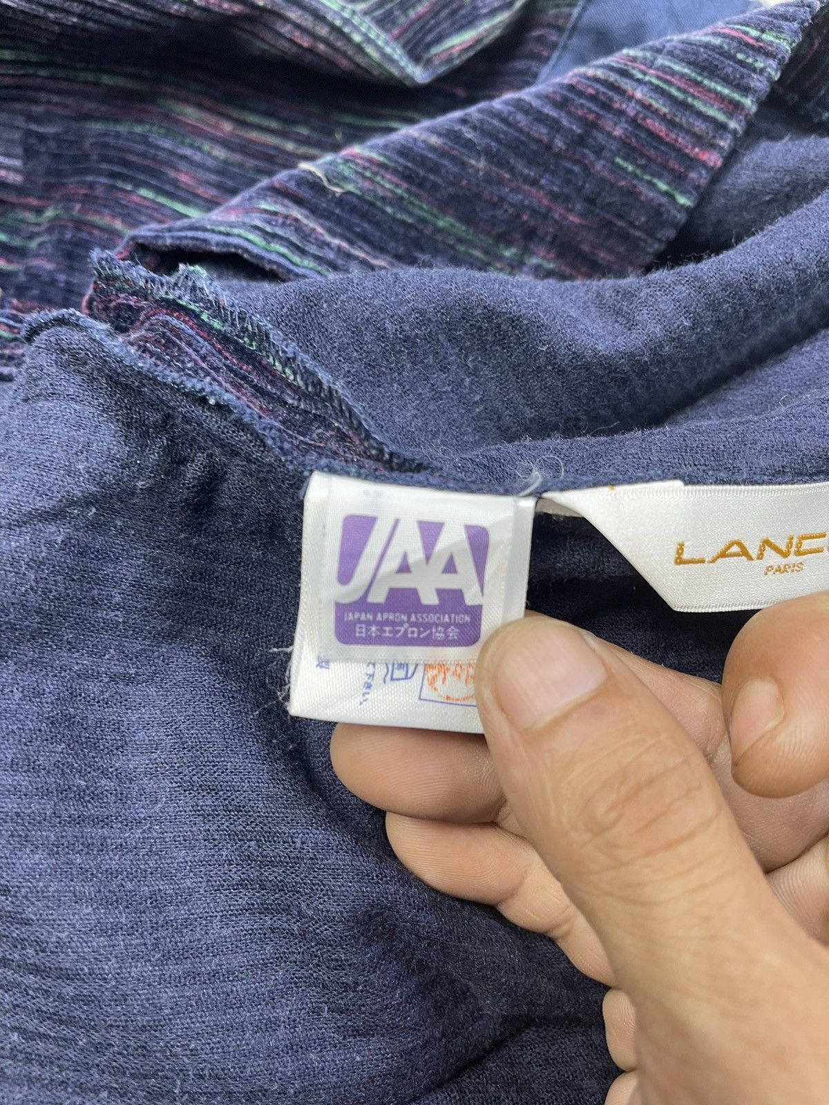 Lancel Vintage Lancel Rainbows Striped Button Up Apron Size ONE SIZE - 11 Thumbnail