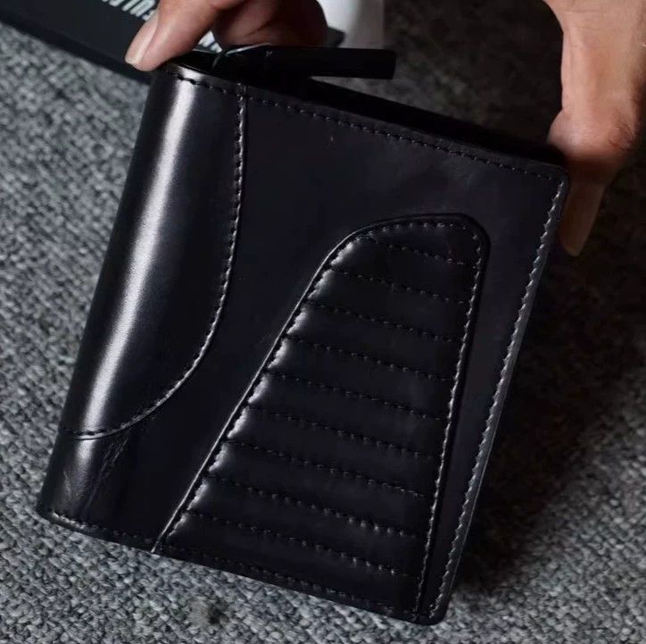 ann demeulemeester spliced zipper purse
